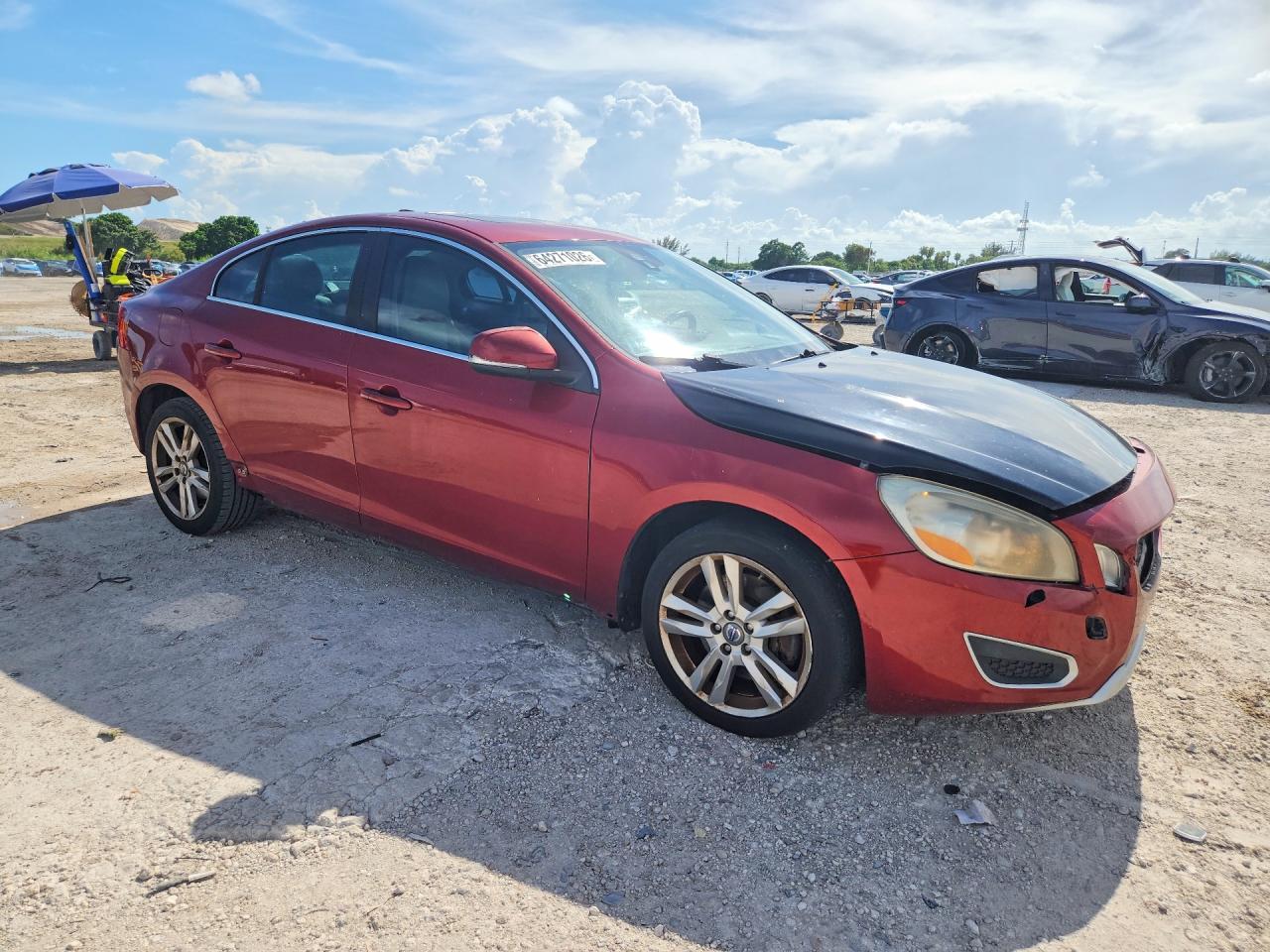 2012 Volvo S60 T5 Red vin: YV1622FS9C2020730