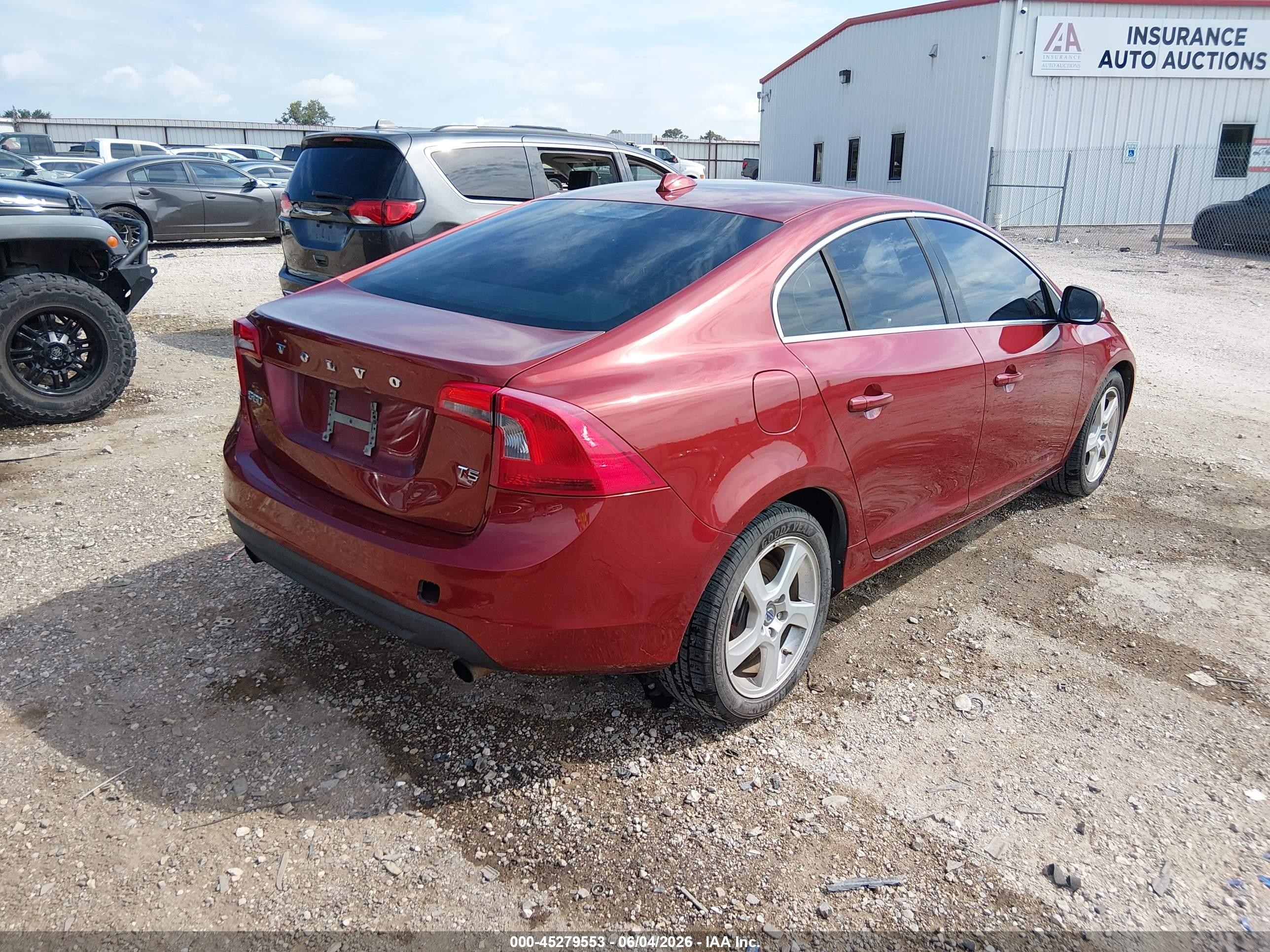 2012 Volvo S60 T5 Red vin: YV1622FS9C2033297