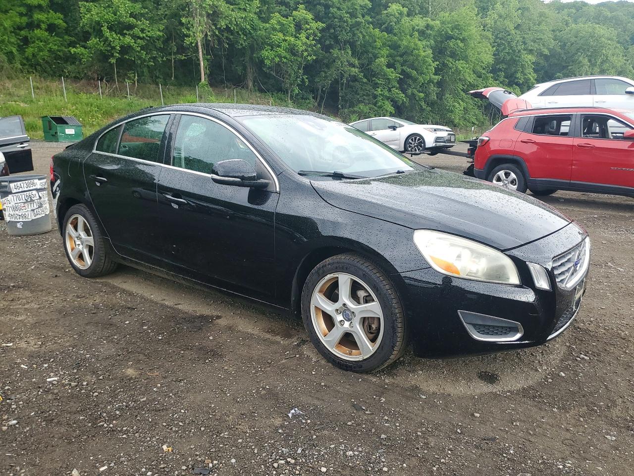 2012 Volvo S60 T5 Черный vin: YV1622FS9C2038256