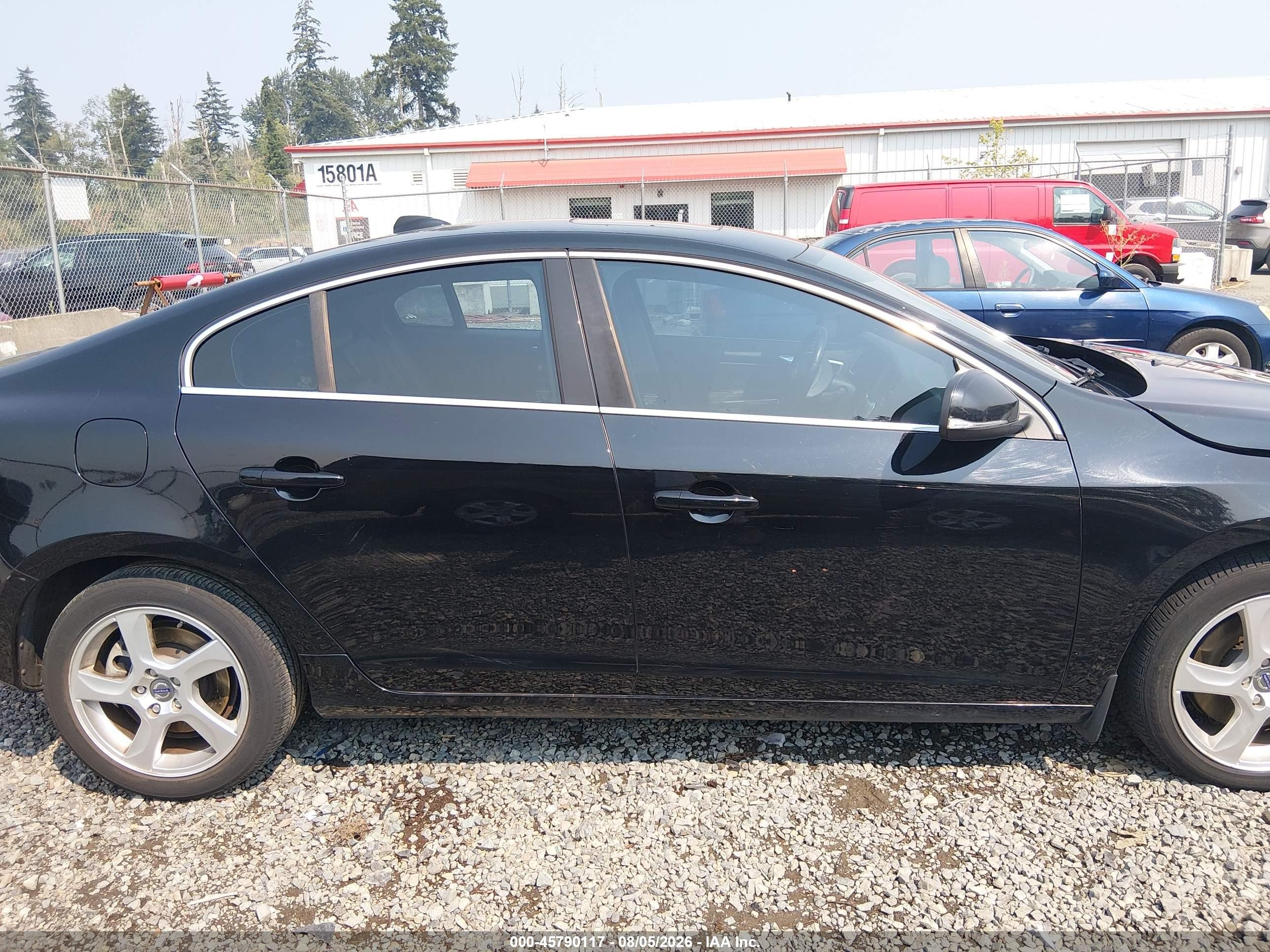 2012 Volvo S60 T5/t5 W/moonroof Black vin: YV1622FS9C2103087