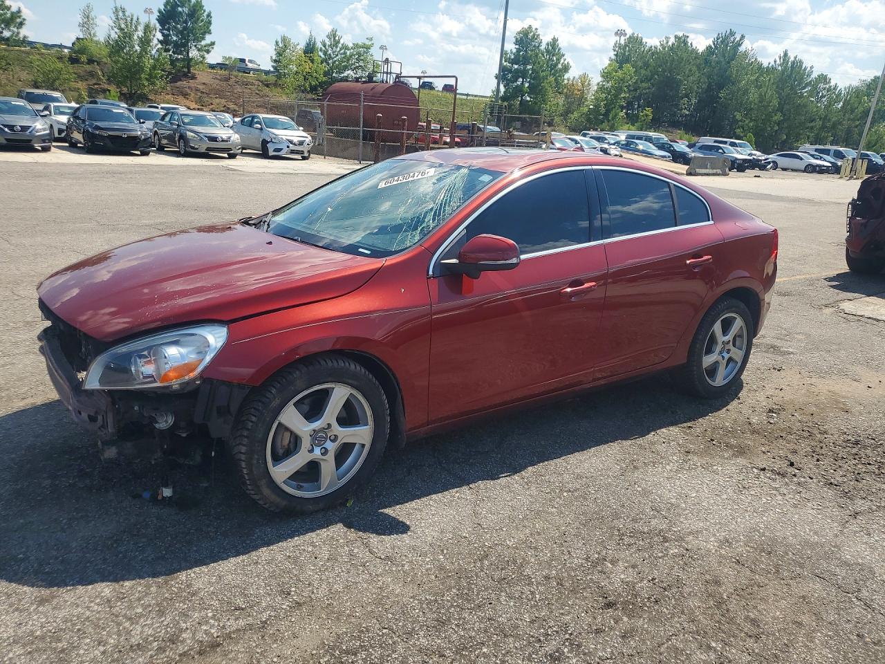 2012 Volvo S60 T5 Orange vin: YV1622FS9C2130175