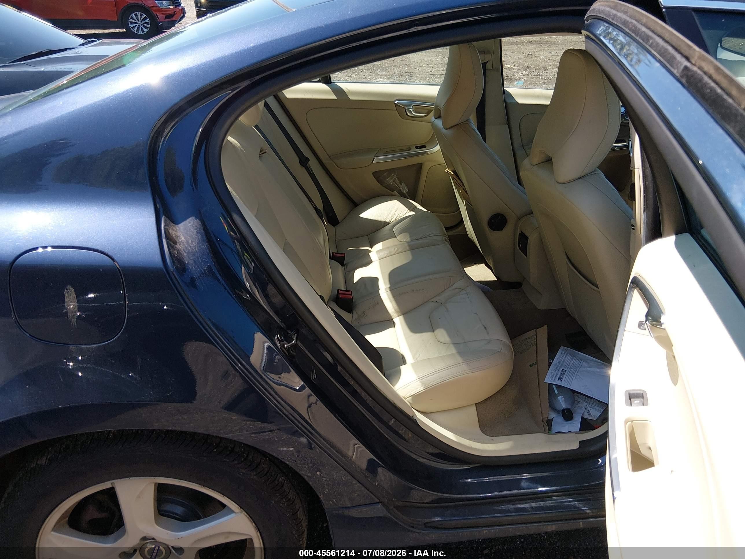 2012 Volvo S60 T5/t5 W/moonroof Blue vin: YV1622FS9C2145551