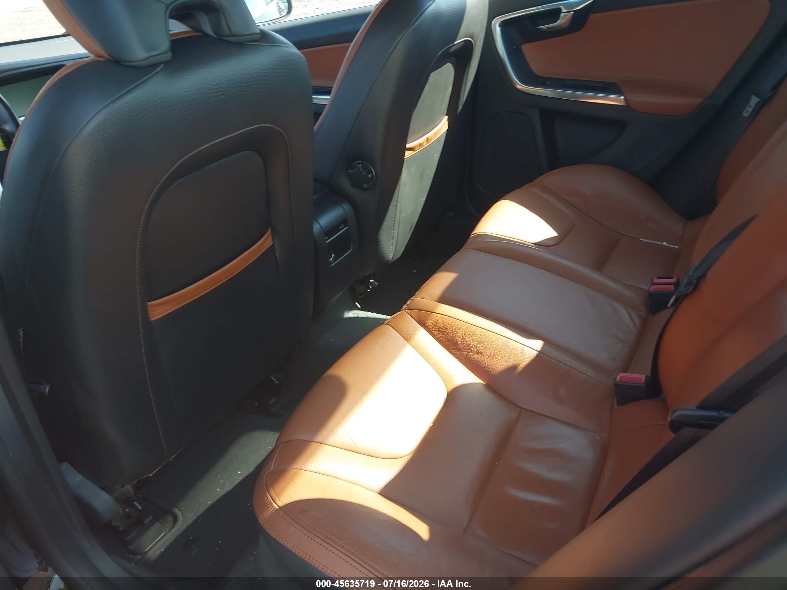 2012 Volvo S60 T5 Black vin: YV1622FSXC2029159