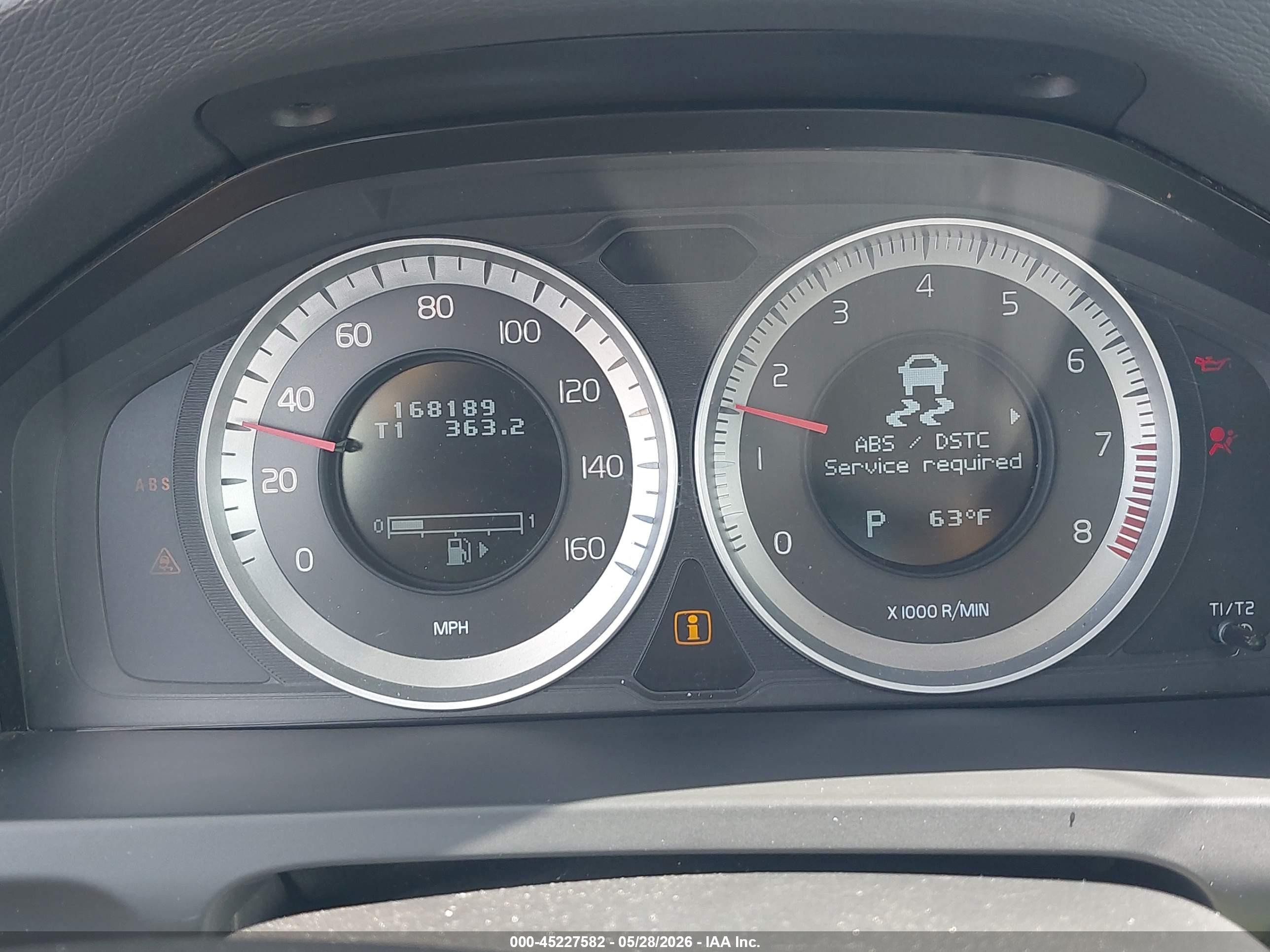 2012 Volvo S60 T5 Silver vin: YV1622FSXC2051145
