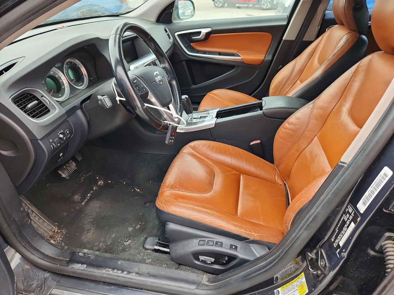 2012 Volvo S60 T5 Gray vin: YV1622FSXC2100179