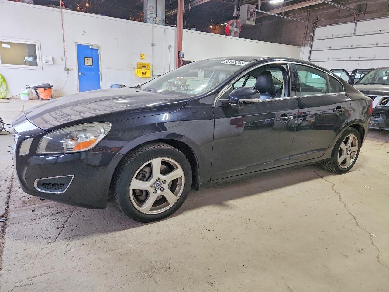 2012 Volvo S60 T5 Black vin: YV1622FSXC2139029