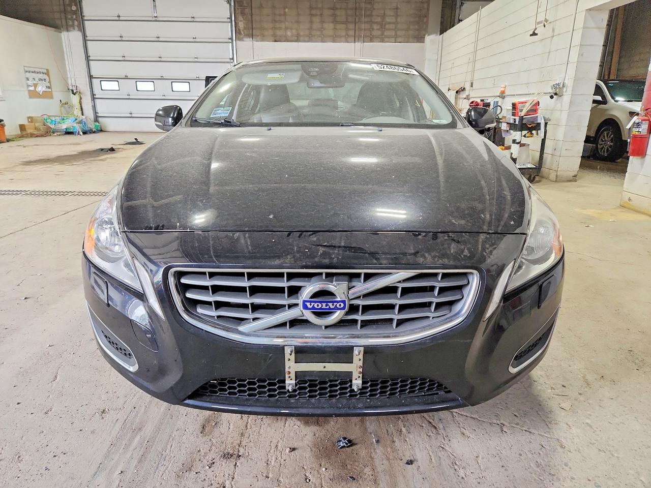 2012 Volvo S60 T5 Black vin: YV1622FSXC2139029