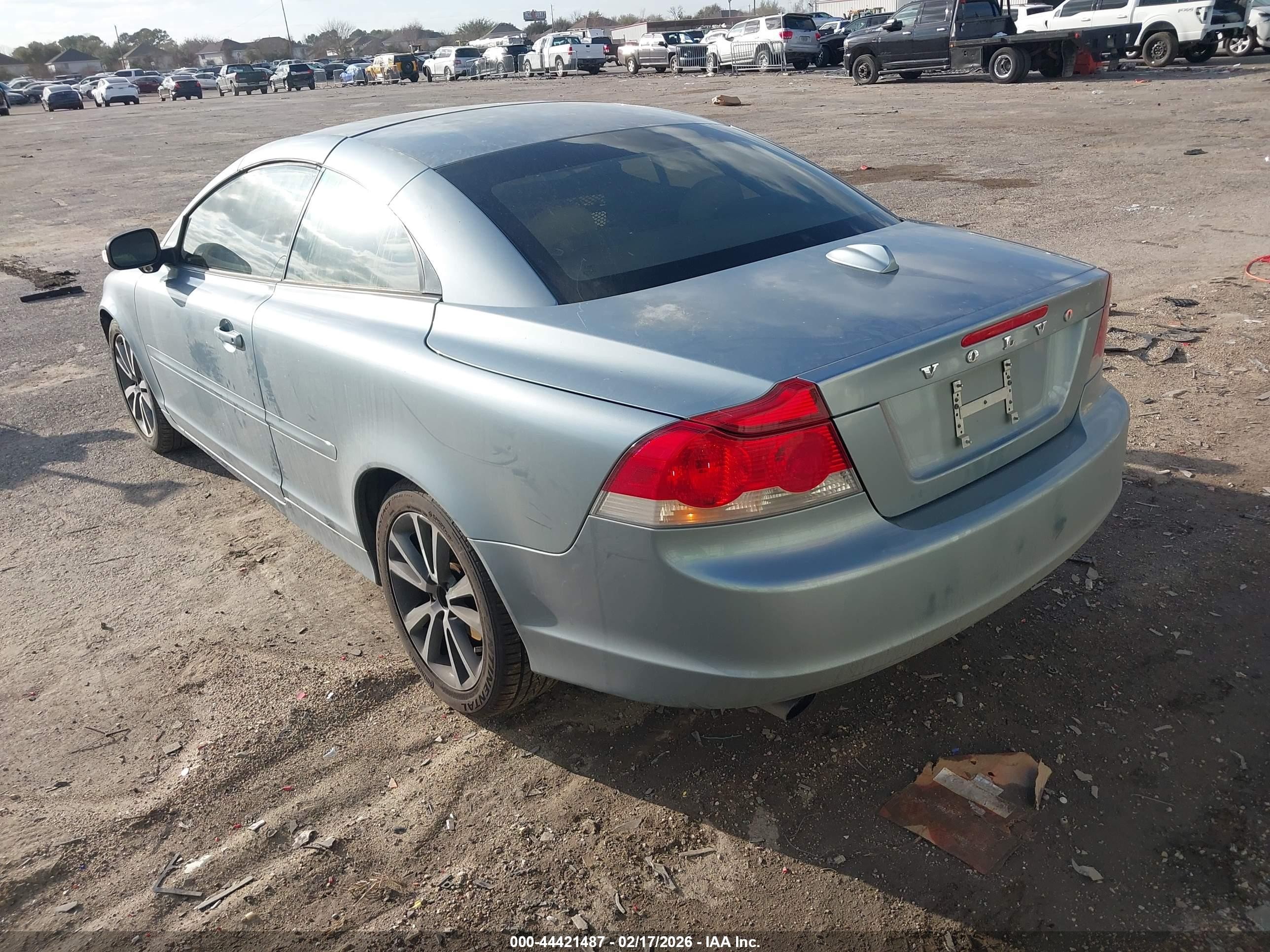 2010 Volvo C70 T5 Light Blue vin: YV1672MC0AJ094439