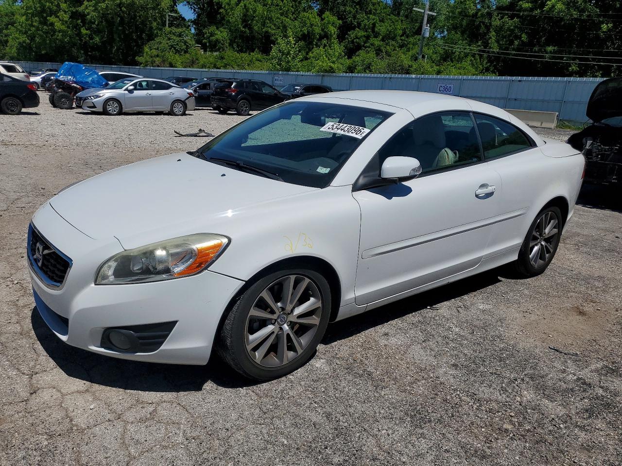 2011 Volvo C70 Белый vin: YV1672MC0BJ107076