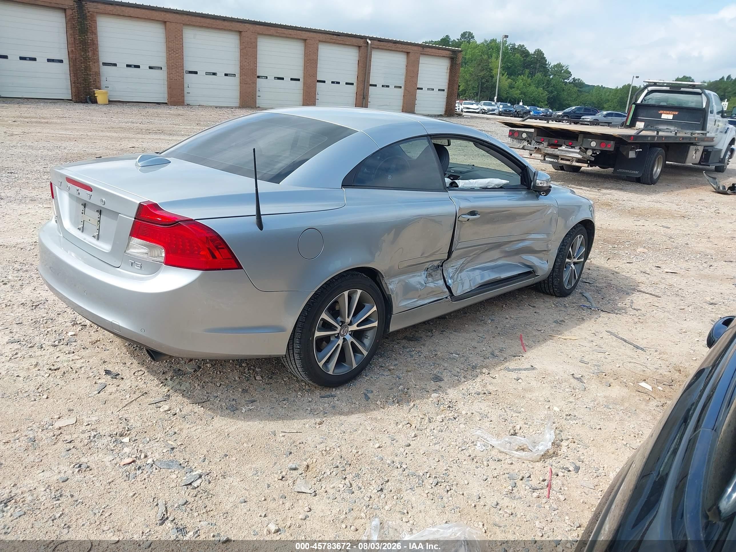 2011 Volvo C70 T5 (fleet Only)/t5 (retail Only) Light Blue vin: YV1672MC0BJ120569