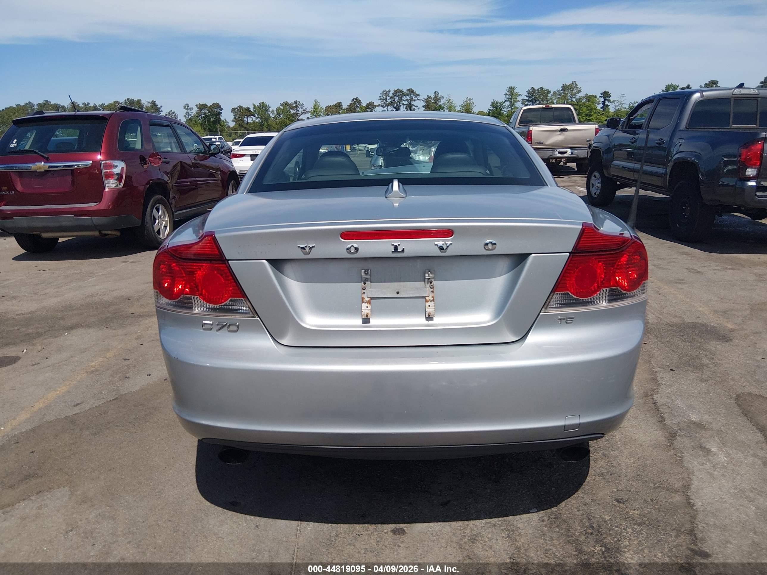 2010 Volvo C70 T5 Silver vin: YV1672MC1AJ092022