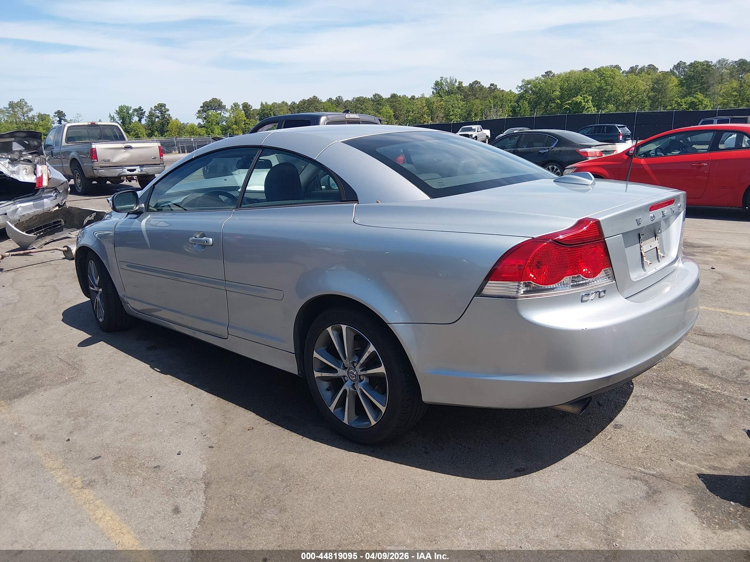 2010 Volvo C70 T5 Silver vin: YV1672MC1AJ092022