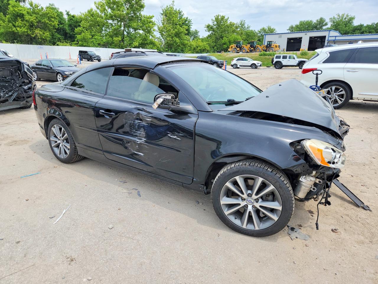 2011 Volvo C70 T5 Black vin: YV1672MC1BJ108186