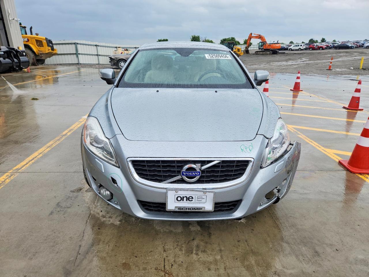 2012 Volvo C70 T5 Silver vin: YV1672MC1CJ125698