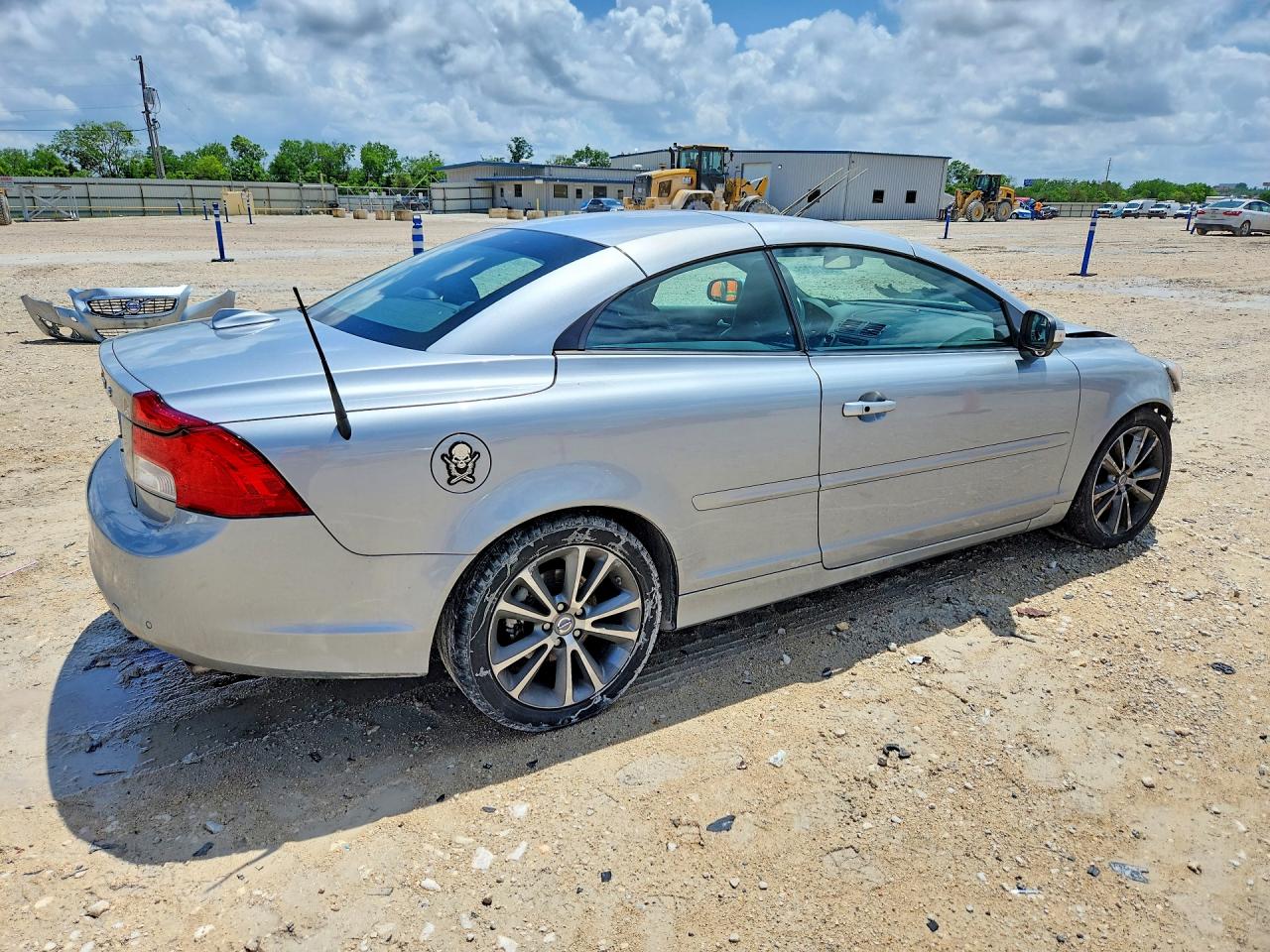2012 Volvo C70 T5 Silver vin: YV1672MC1CJ125894
