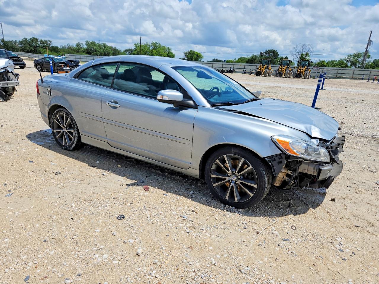 2012 Volvo C70 T5 Silver vin: YV1672MC1CJ125894