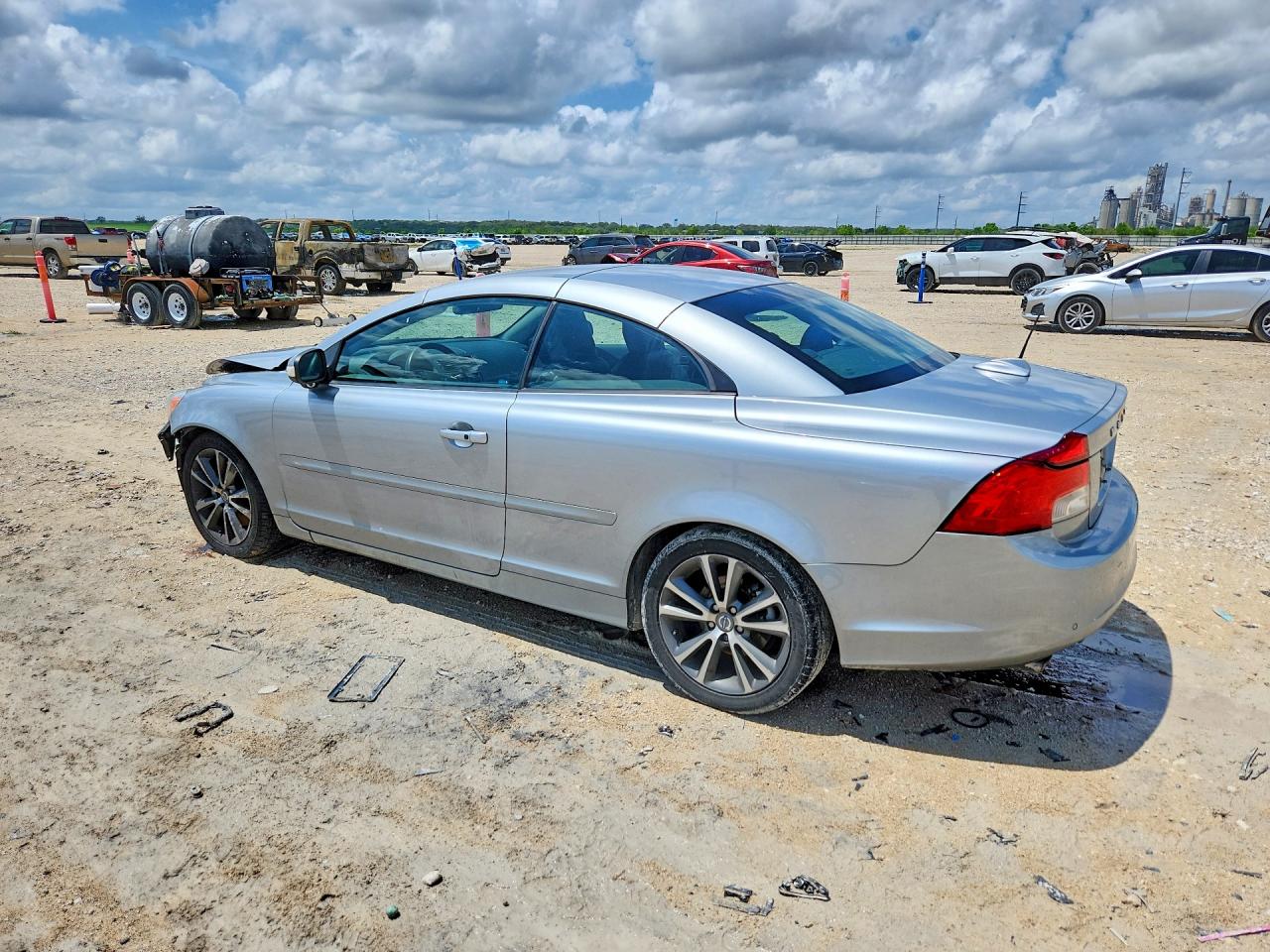 2012 Volvo C70 T5 Silver vin: YV1672MC1CJ125894