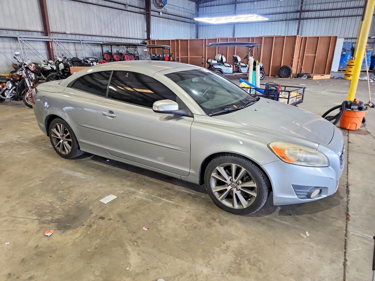 2012 Volvo C70 T5 Silver vin: YV1672MC1CJ131789