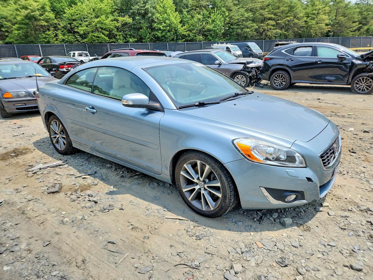 2013 Volvo C70 T5 Blue vin: YV1672MC1DJ138047
