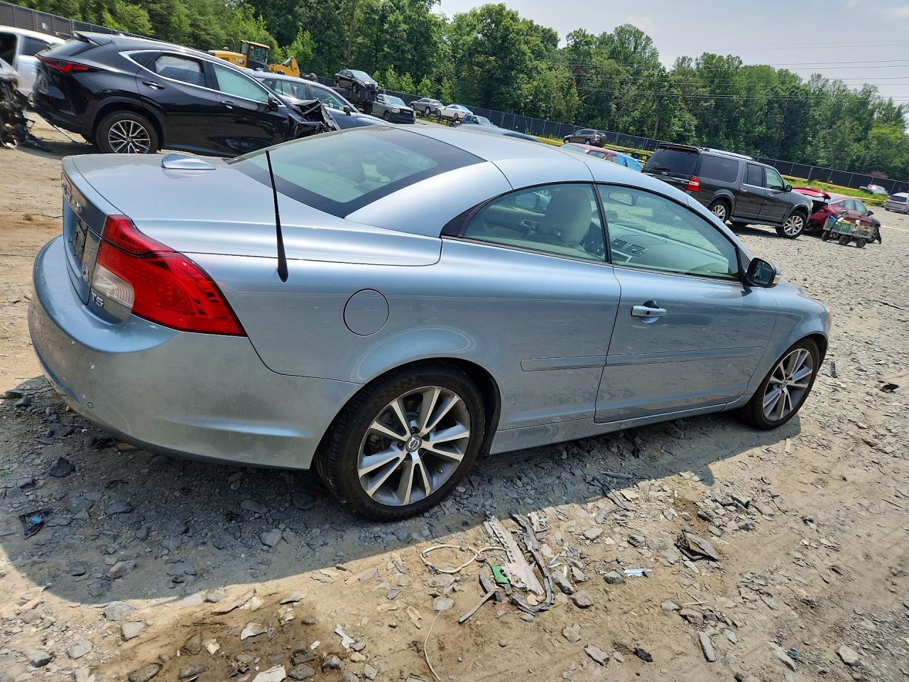 2013 Volvo C70 T5 Blue vin: YV1672MC1DJ138047