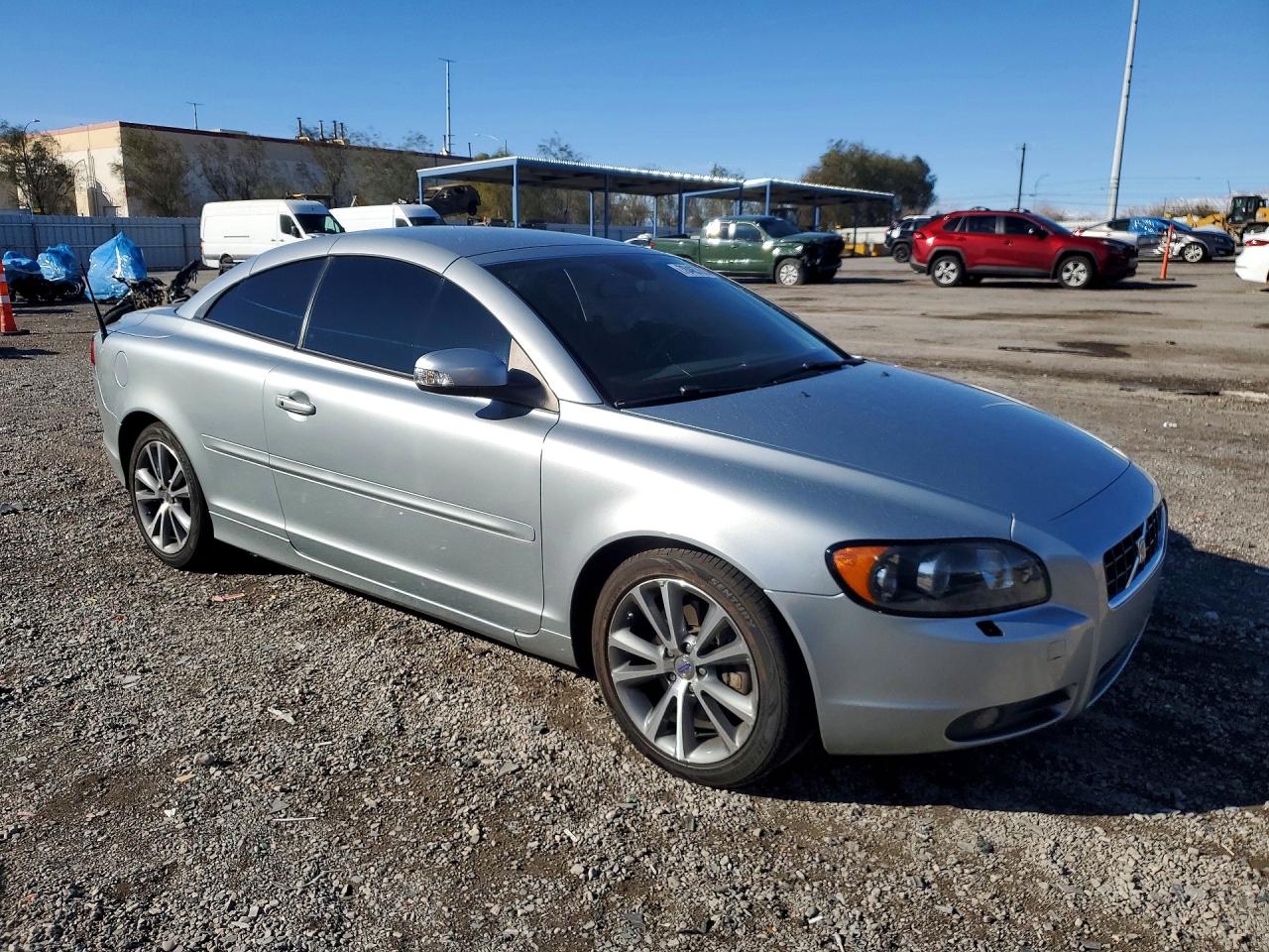 2010 Volvo C70 T5 Silver vin: YV1672MC2AJ091252