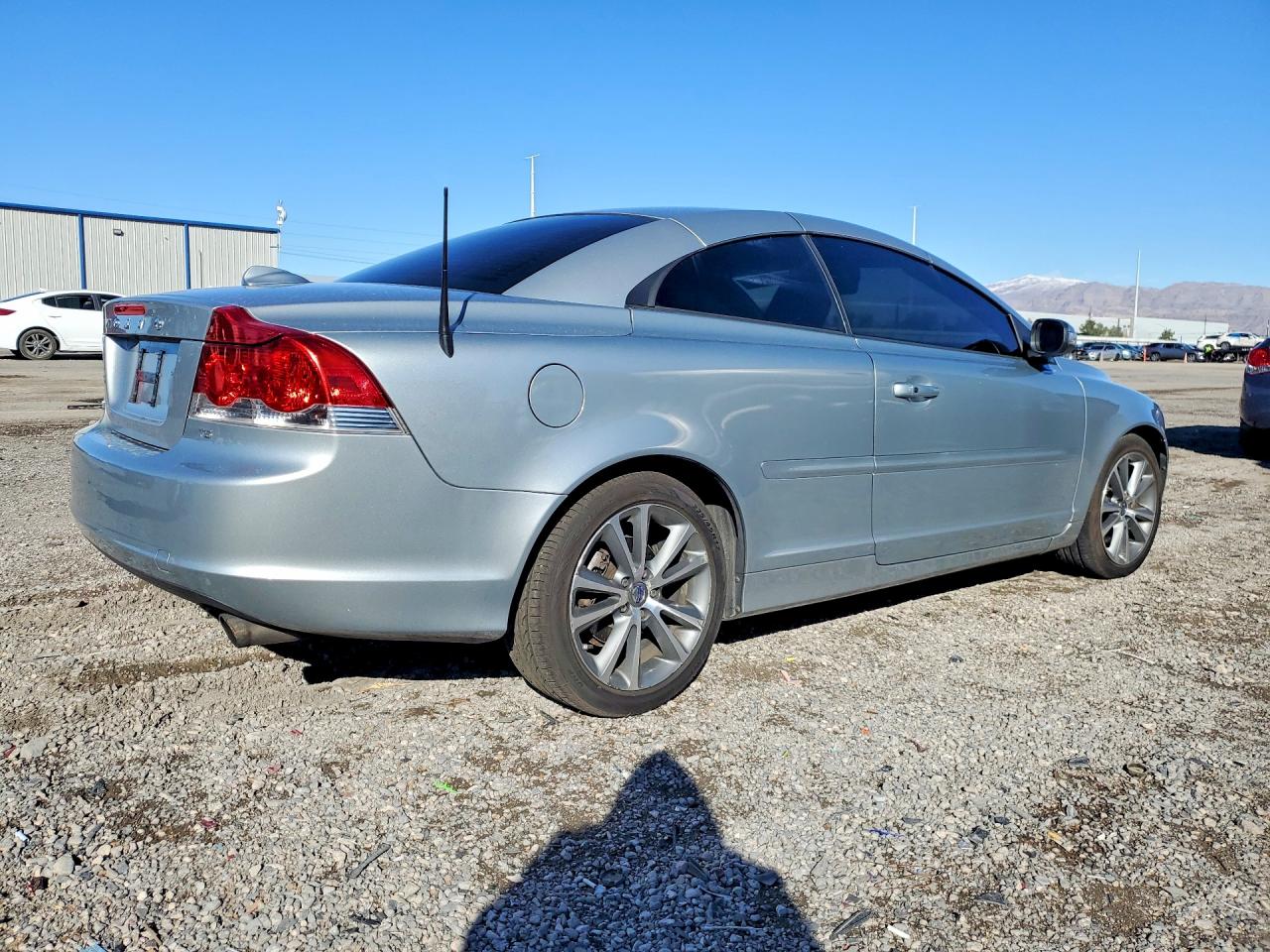 2010 Volvo C70 T5 Silver vin: YV1672MC2AJ091252