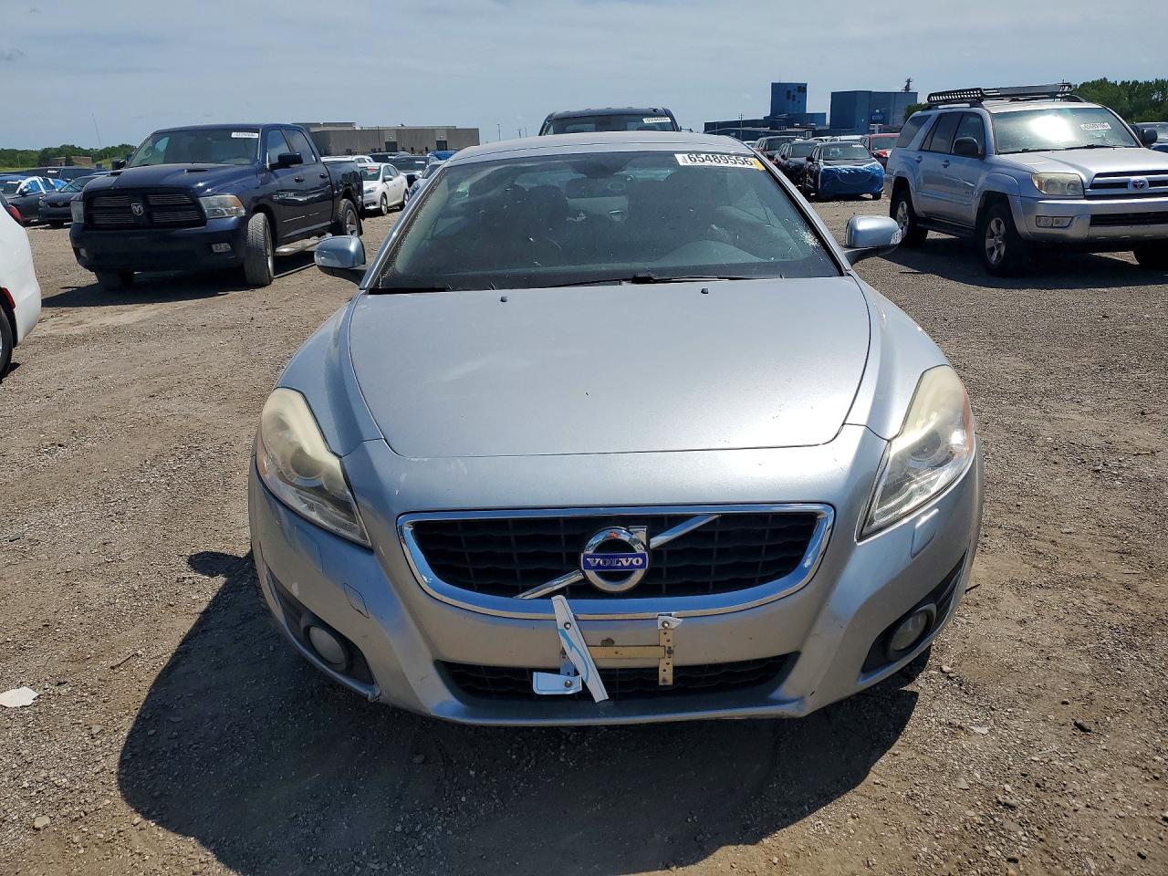 2012 Volvo C70 T5 Silver vin: YV1672MC2CJ129968