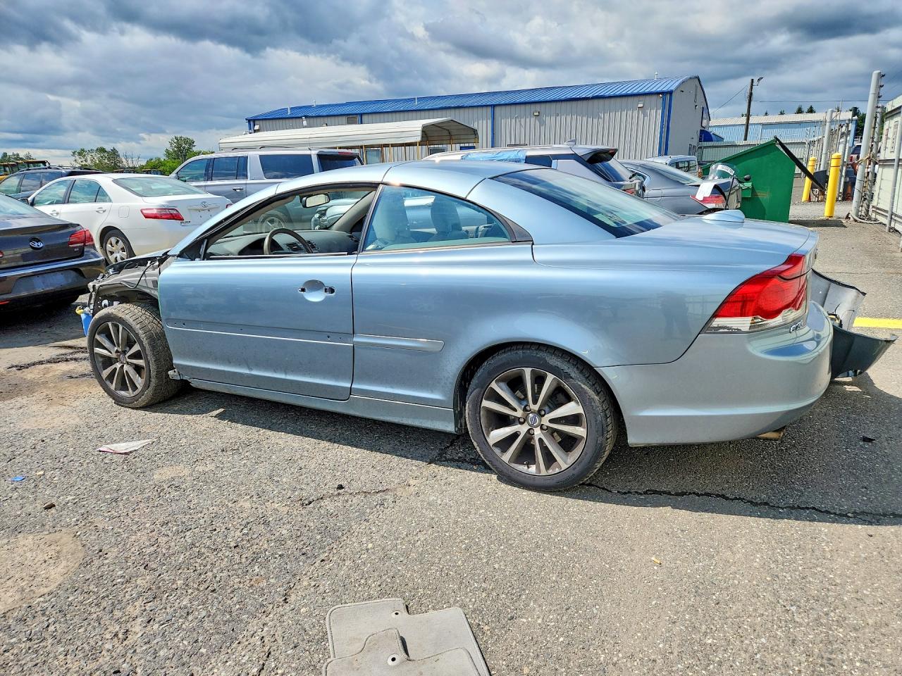 2010 Volvo C70 T5 Blue vin: YV1672MC3AJ091762