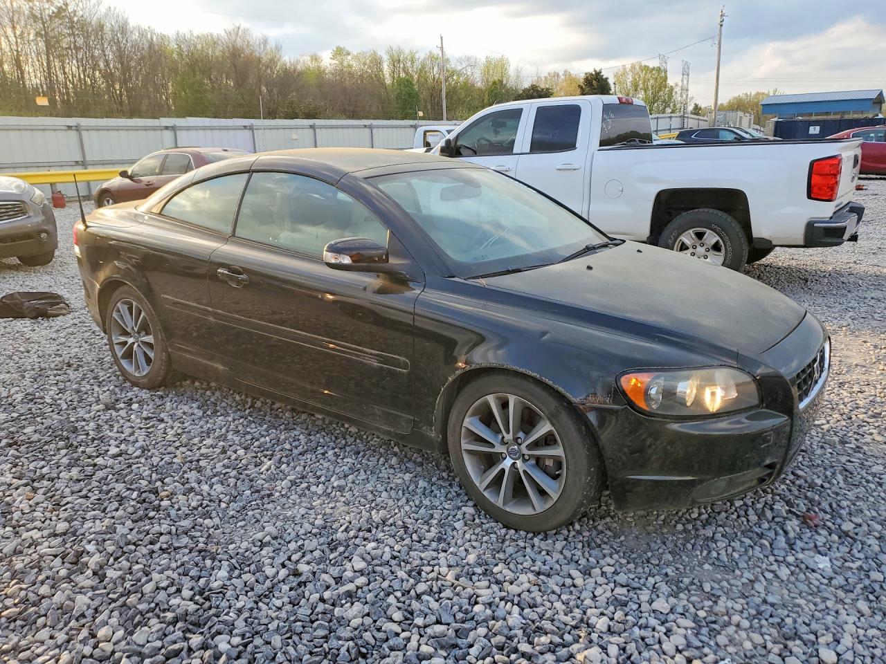 2010 Volvo C70 T5 Black vin: YV1672MC3AJ093298