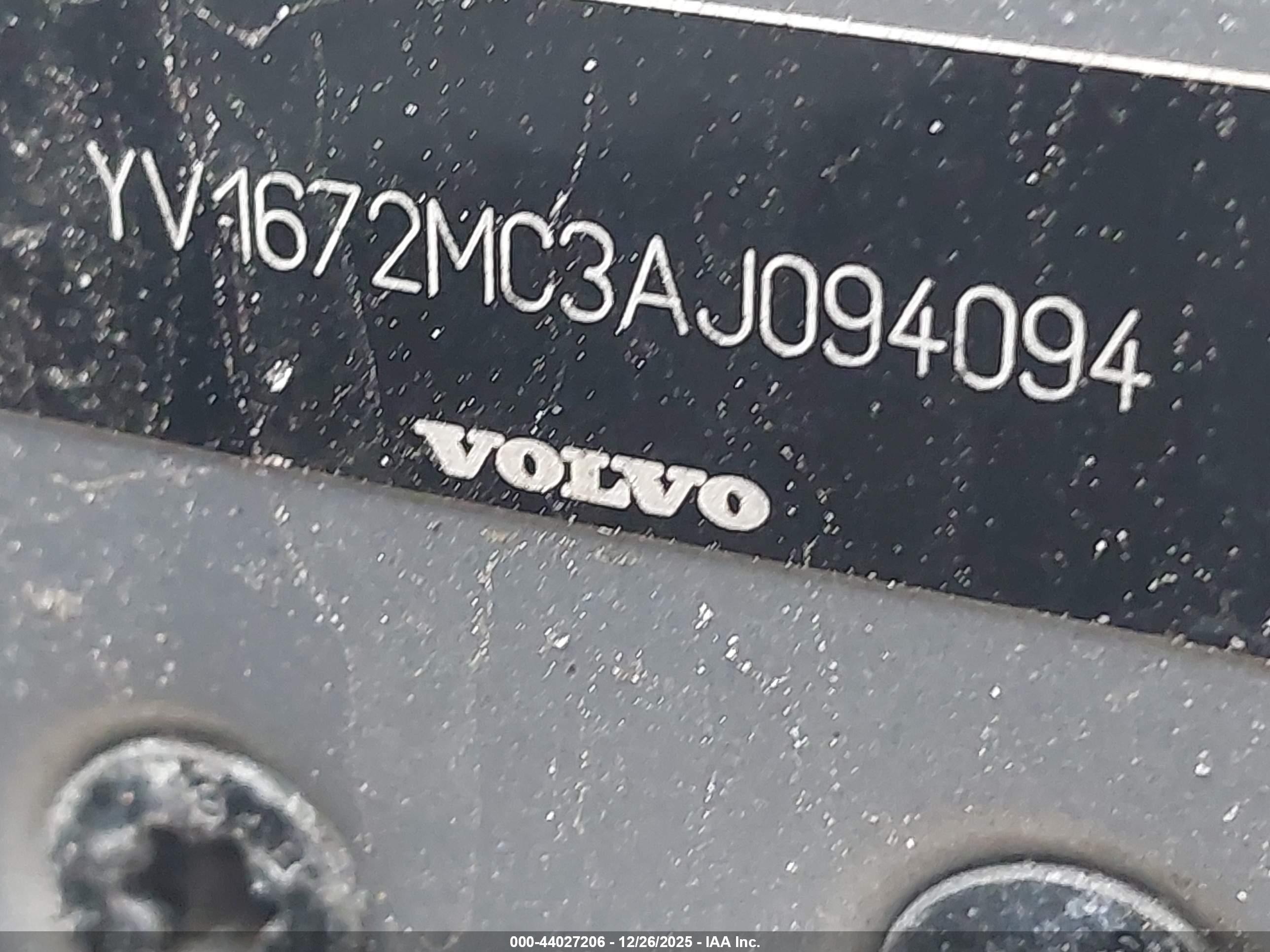 2010 Volvo C70 T5 Gray vin: YV1672MC3AJ094094