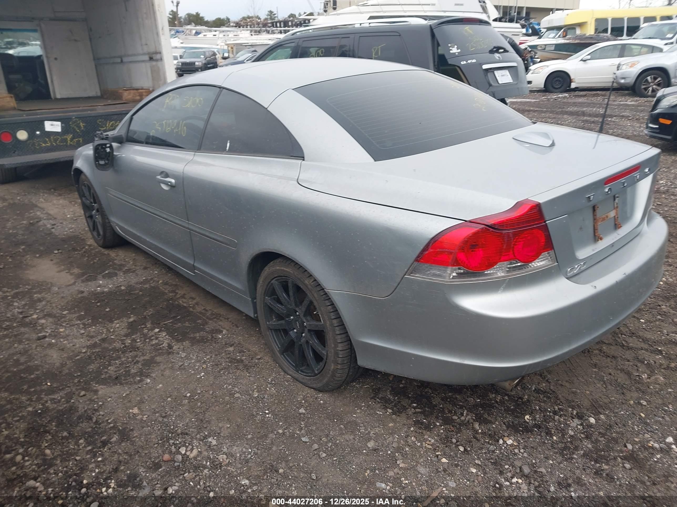2010 Volvo C70 T5 Gray vin: YV1672MC3AJ094094