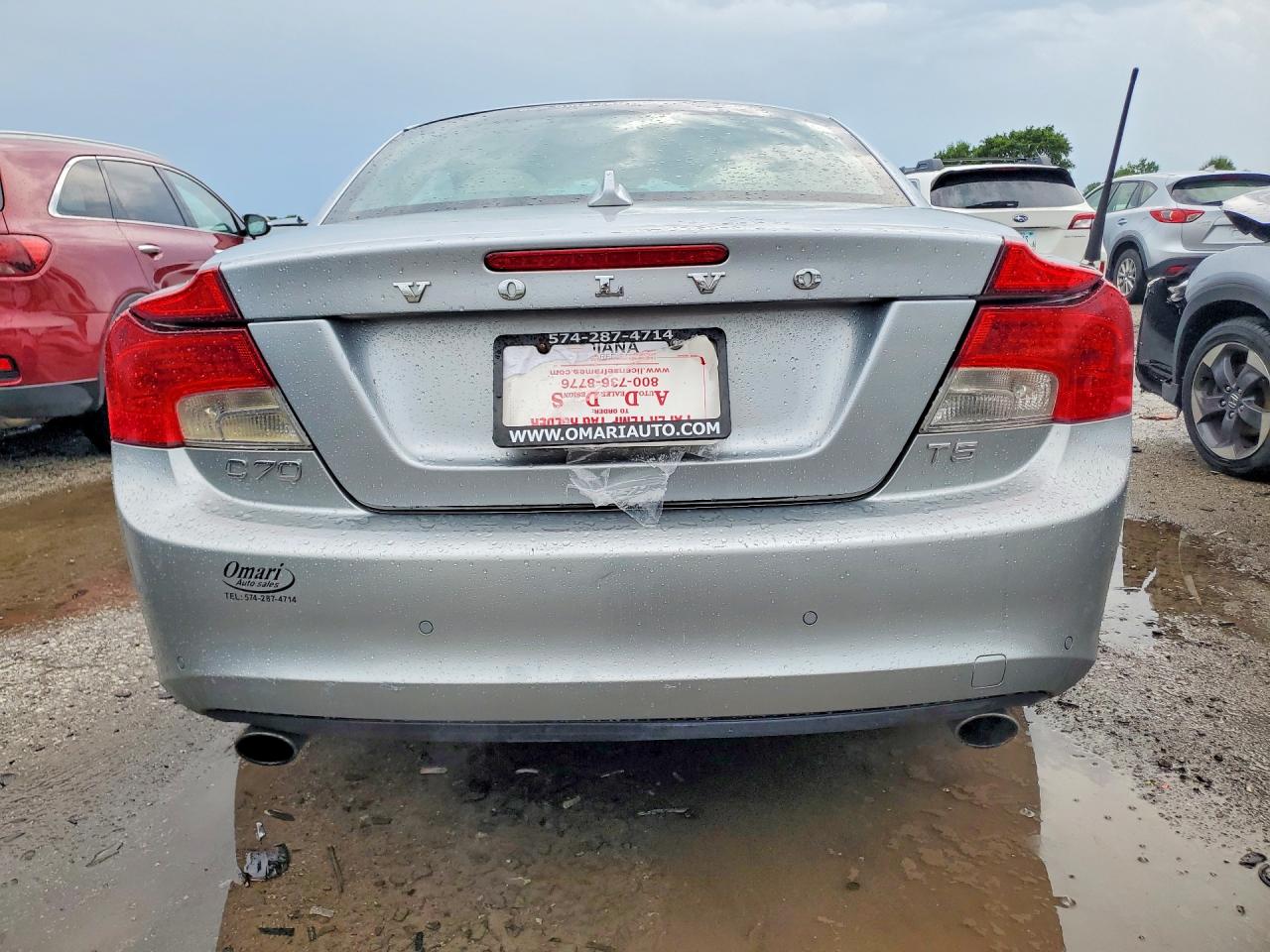 2013 Volvo C70 T5 Silver vin: YV1672MC3DJ140432
