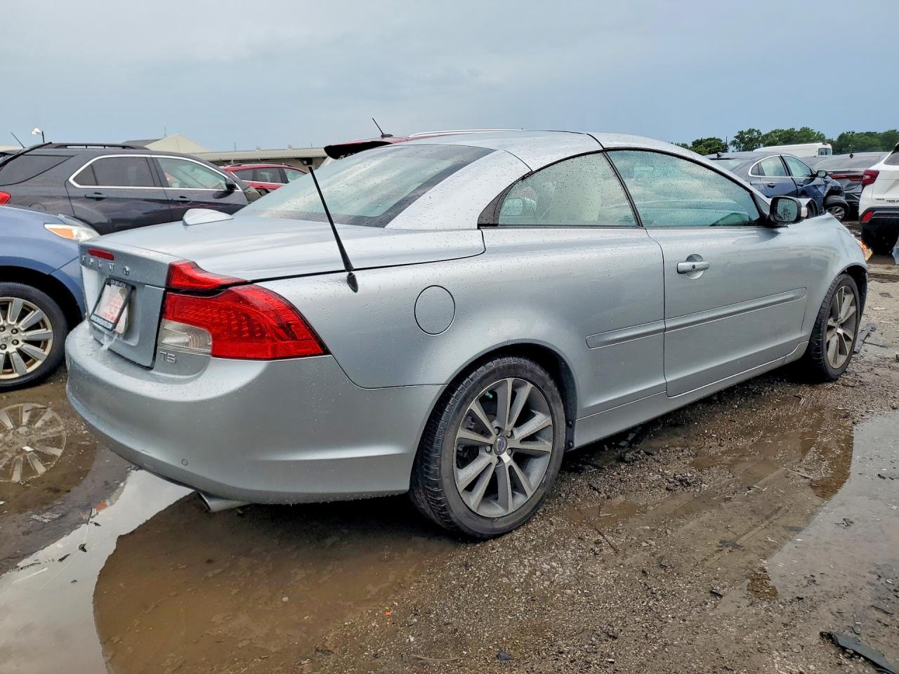 2013 Volvo C70 T5 Silver vin: YV1672MC3DJ140432