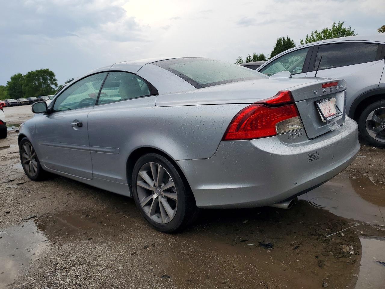 2013 Volvo C70 T5 Silver vin: YV1672MC3DJ140432