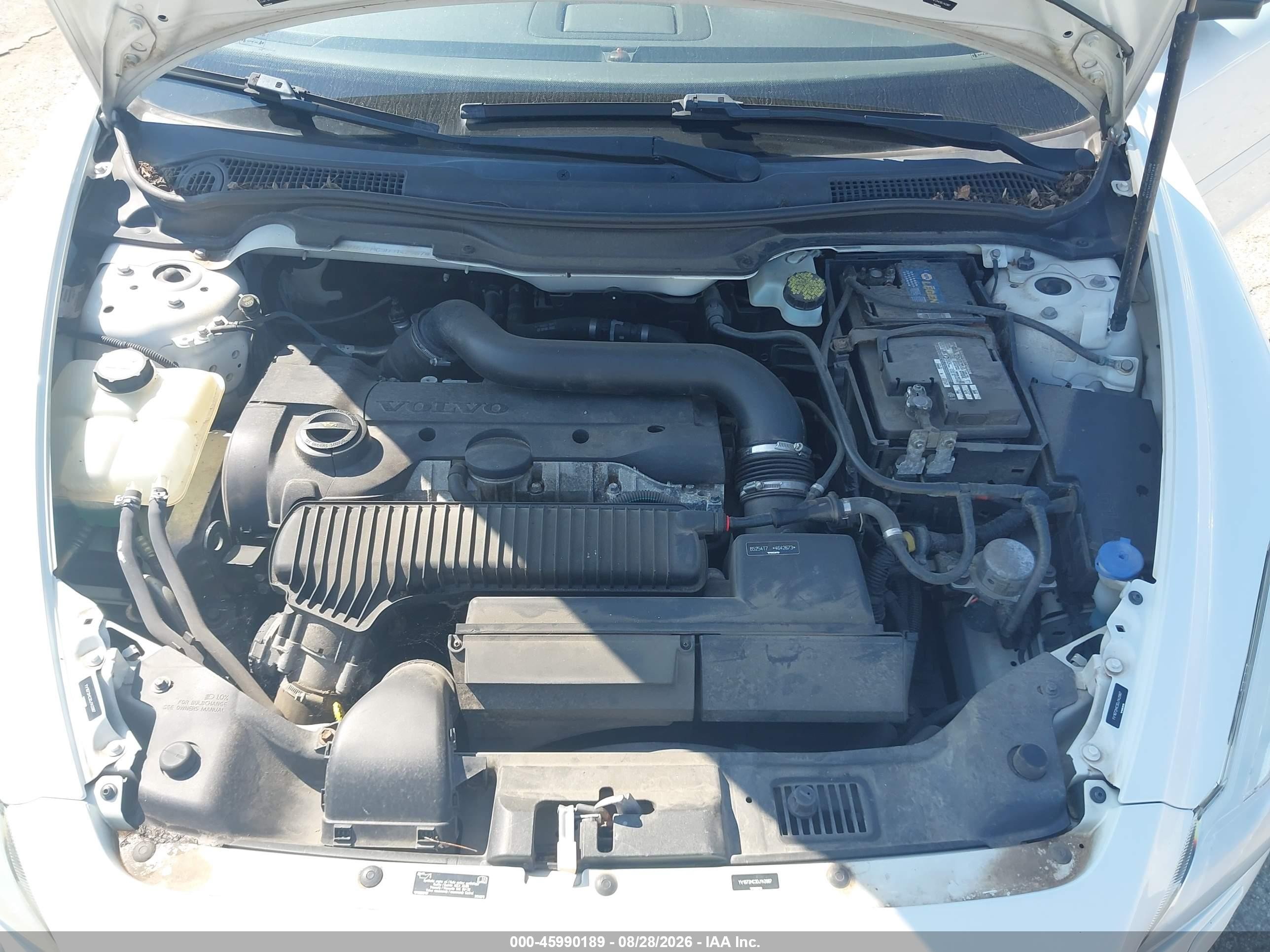 2013 Volvo C70 T5 White vin: YV1672MC3DJ142987