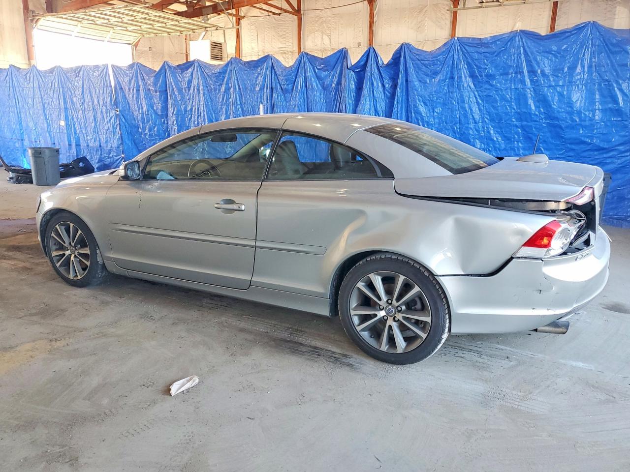 2010 Volvo C70 T5 Silver vin: YV1672MC4AJ090118