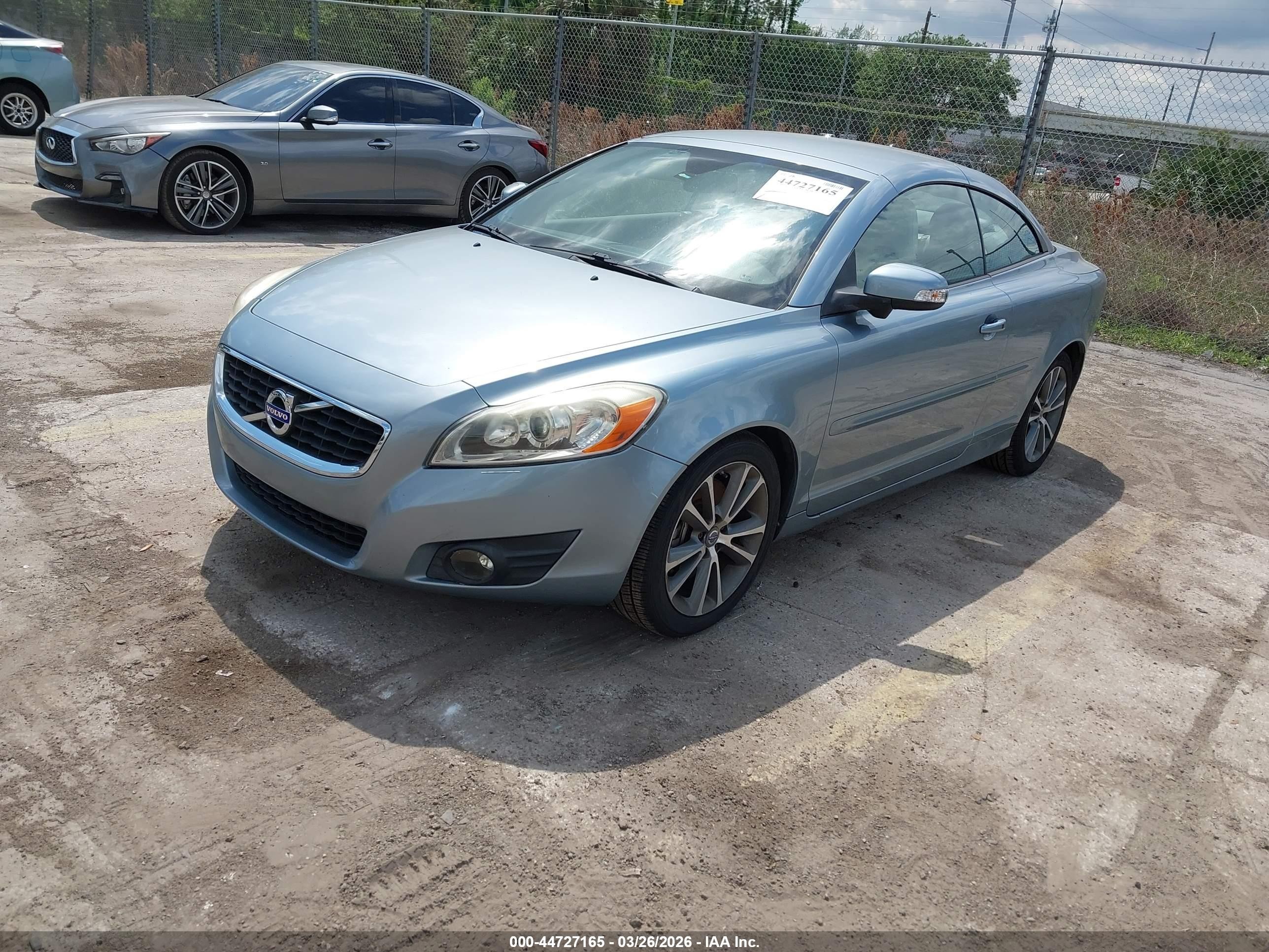 2011 Volvo C70 T5 Blue vin: YV1672MC4BJ117514