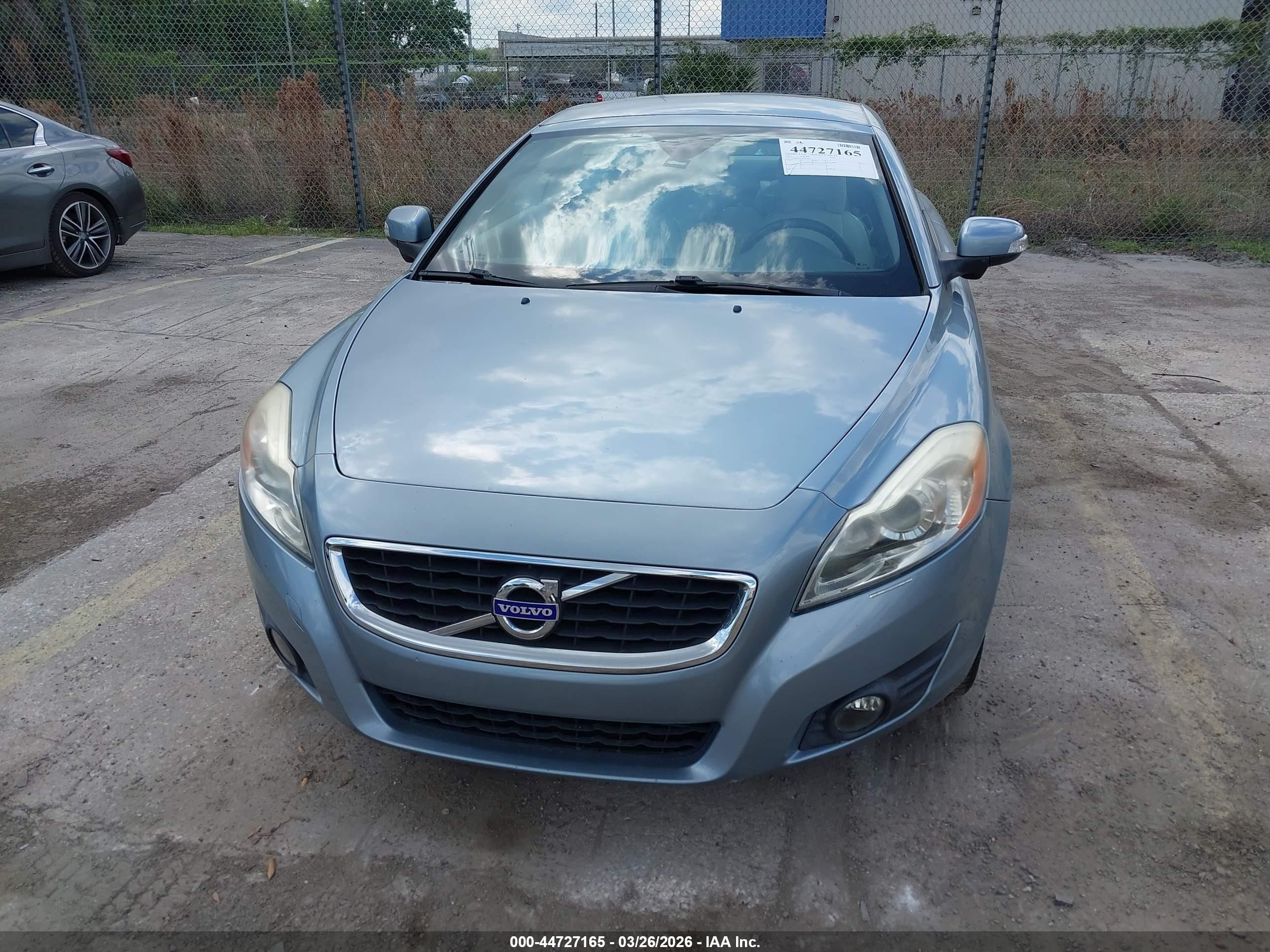 2011 Volvo C70 T5 Blue vin: YV1672MC4BJ117514