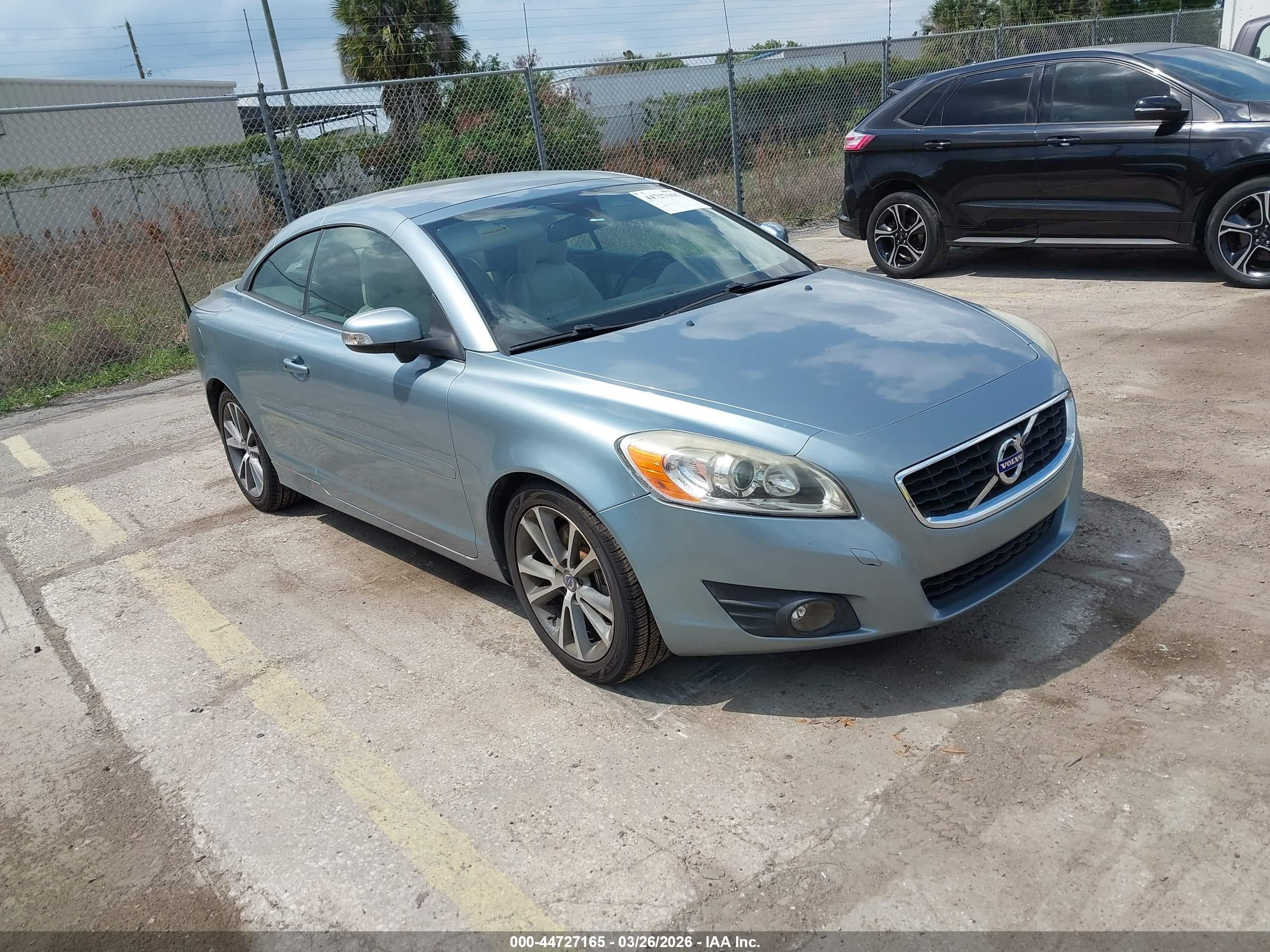 2011 Volvo C70 T5 Blue vin: YV1672MC4BJ117514