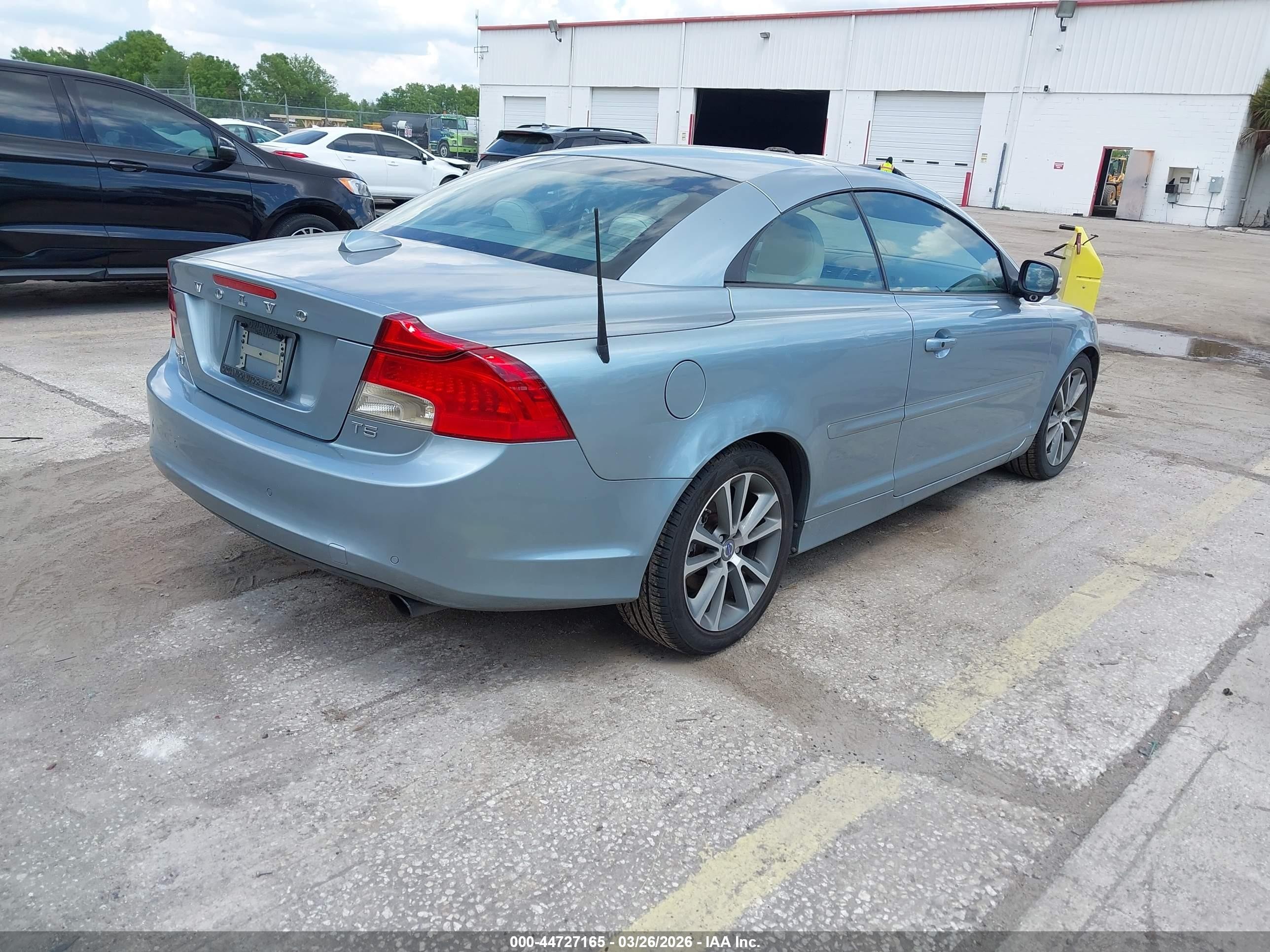 2011 Volvo C70 T5 Blue vin: YV1672MC4BJ117514