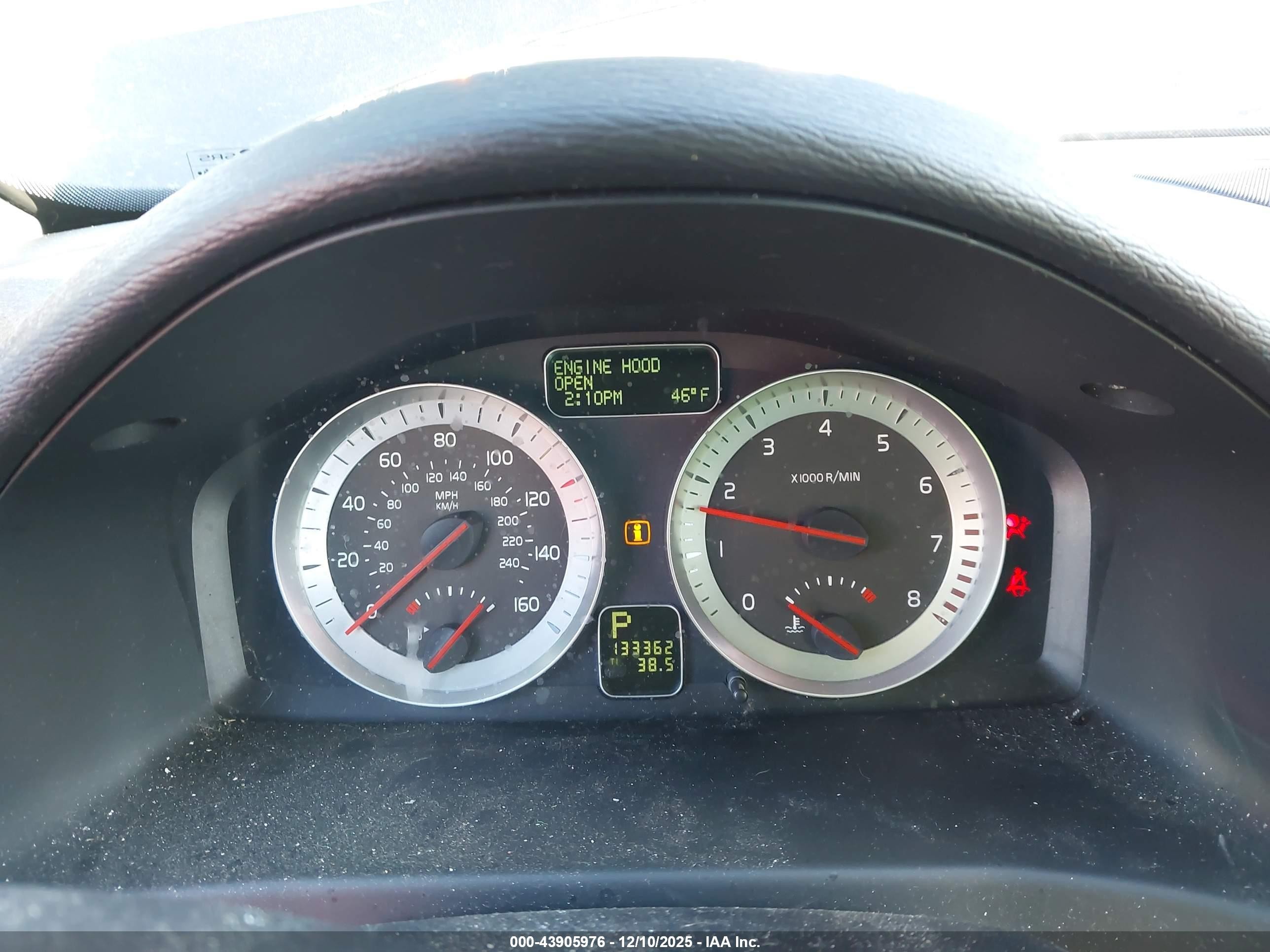 2012 Volvo C70 T5 Dark Blue vin: YV1672MC4CJ124934