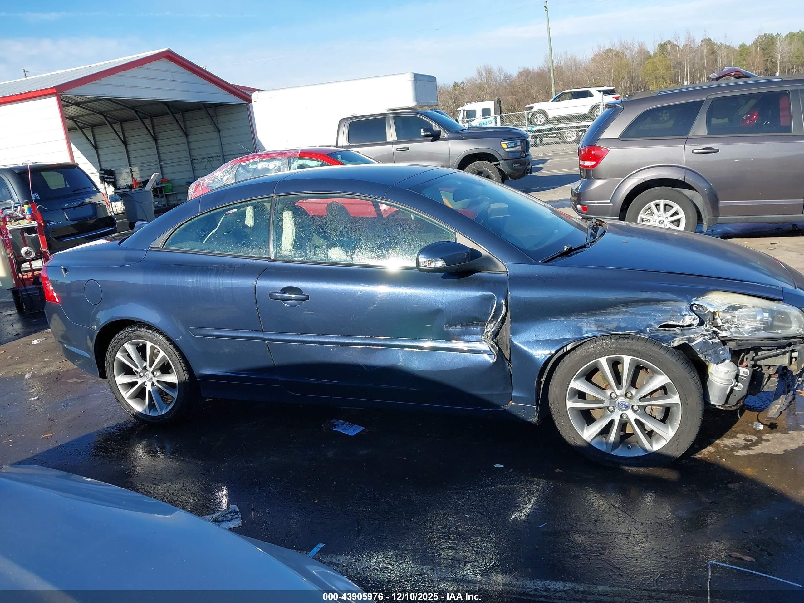 2012 Volvo C70 T5 Dark Blue vin: YV1672MC4CJ124934