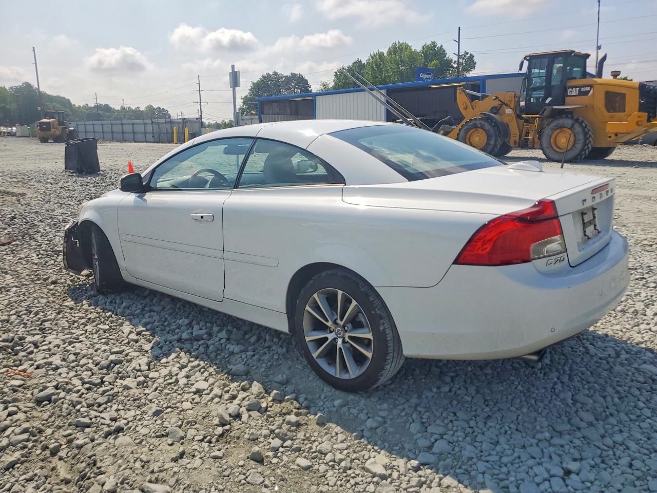 2013 Volvo C70 T5 White vin: YV1672MC4DJ138897