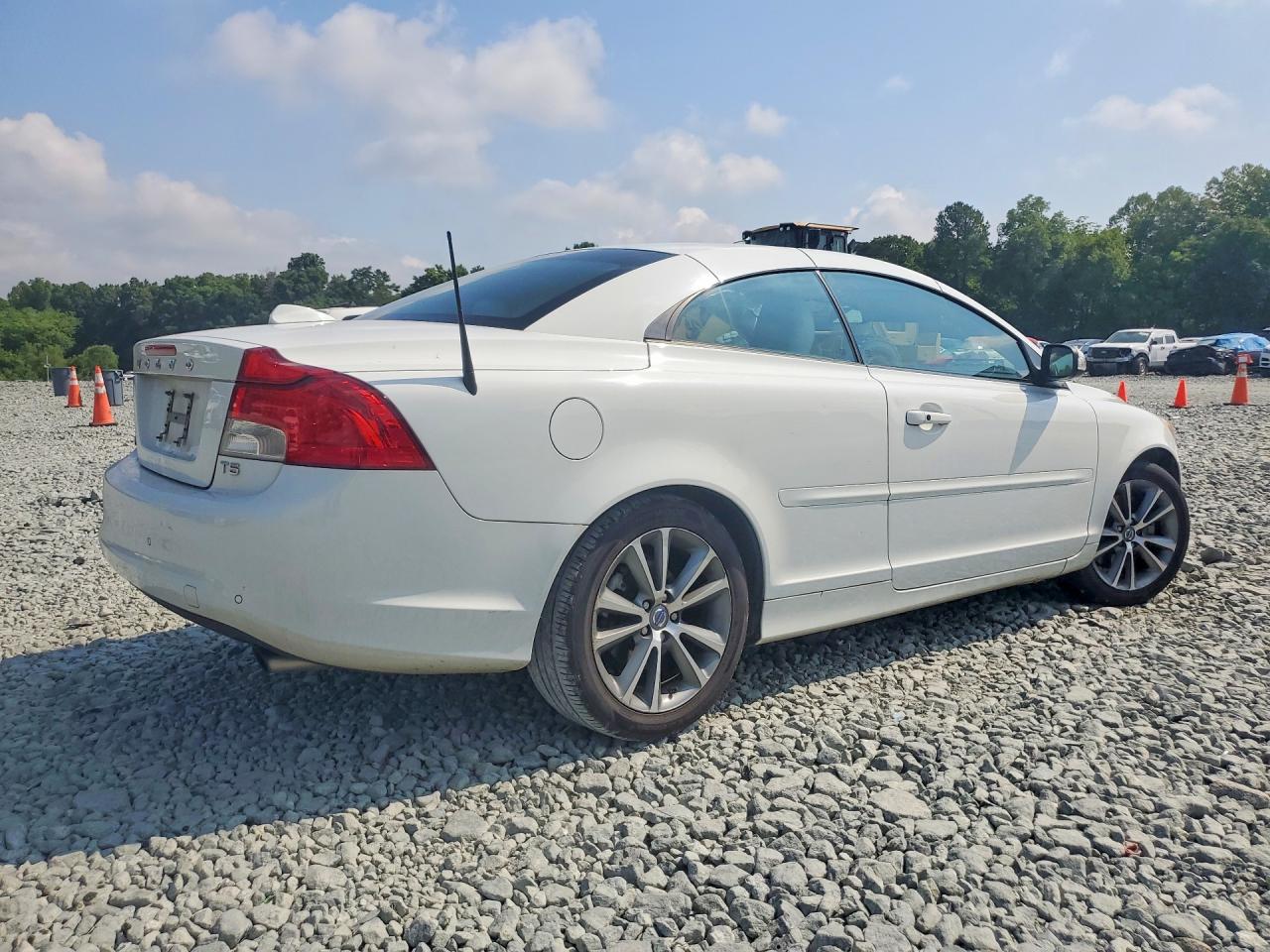 2013 Volvo C70 T5 White vin: YV1672MC4DJ138897