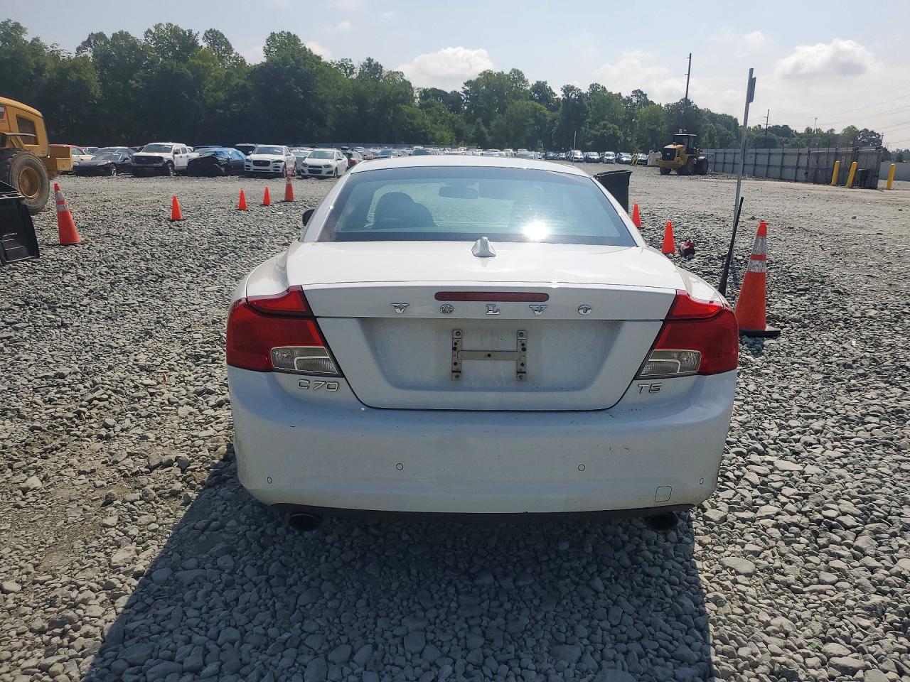 2013 Volvo C70 T5 White vin: YV1672MC4DJ138897
