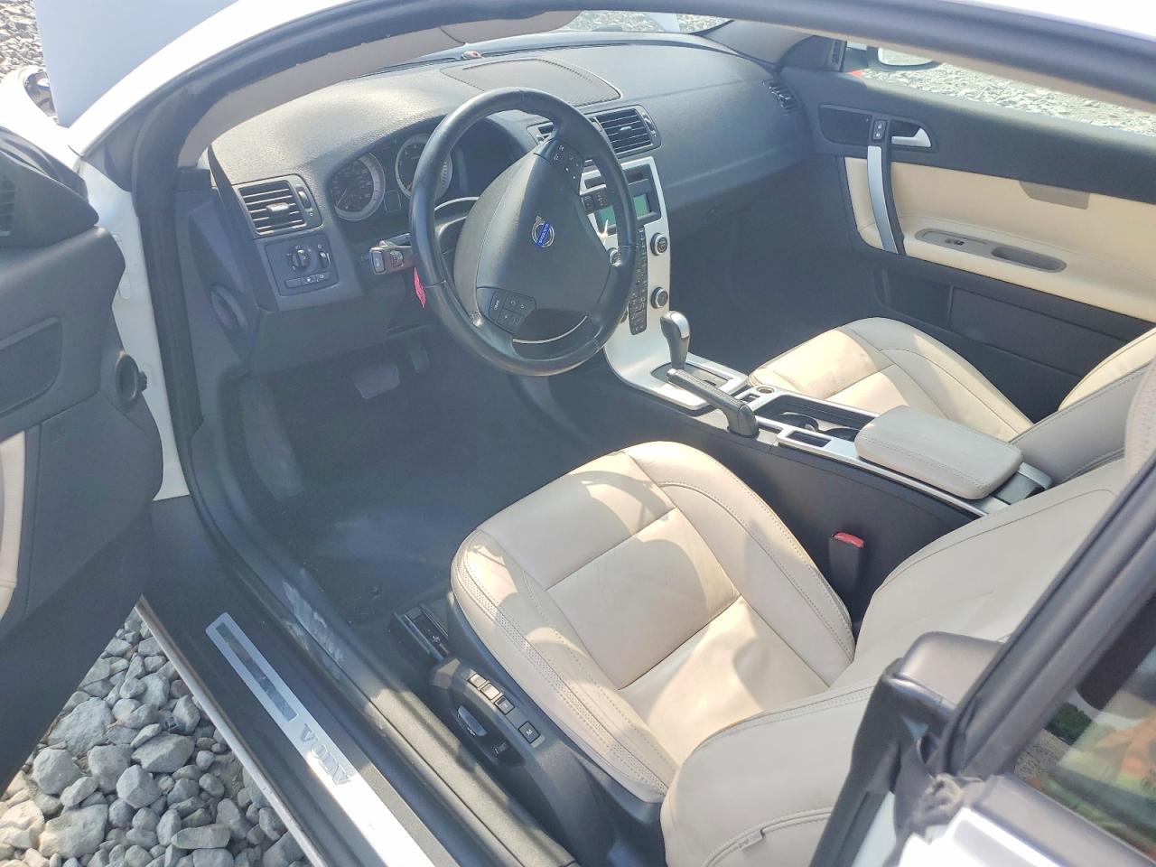 2013 Volvo C70 T5 White vin: YV1672MC4DJ138897