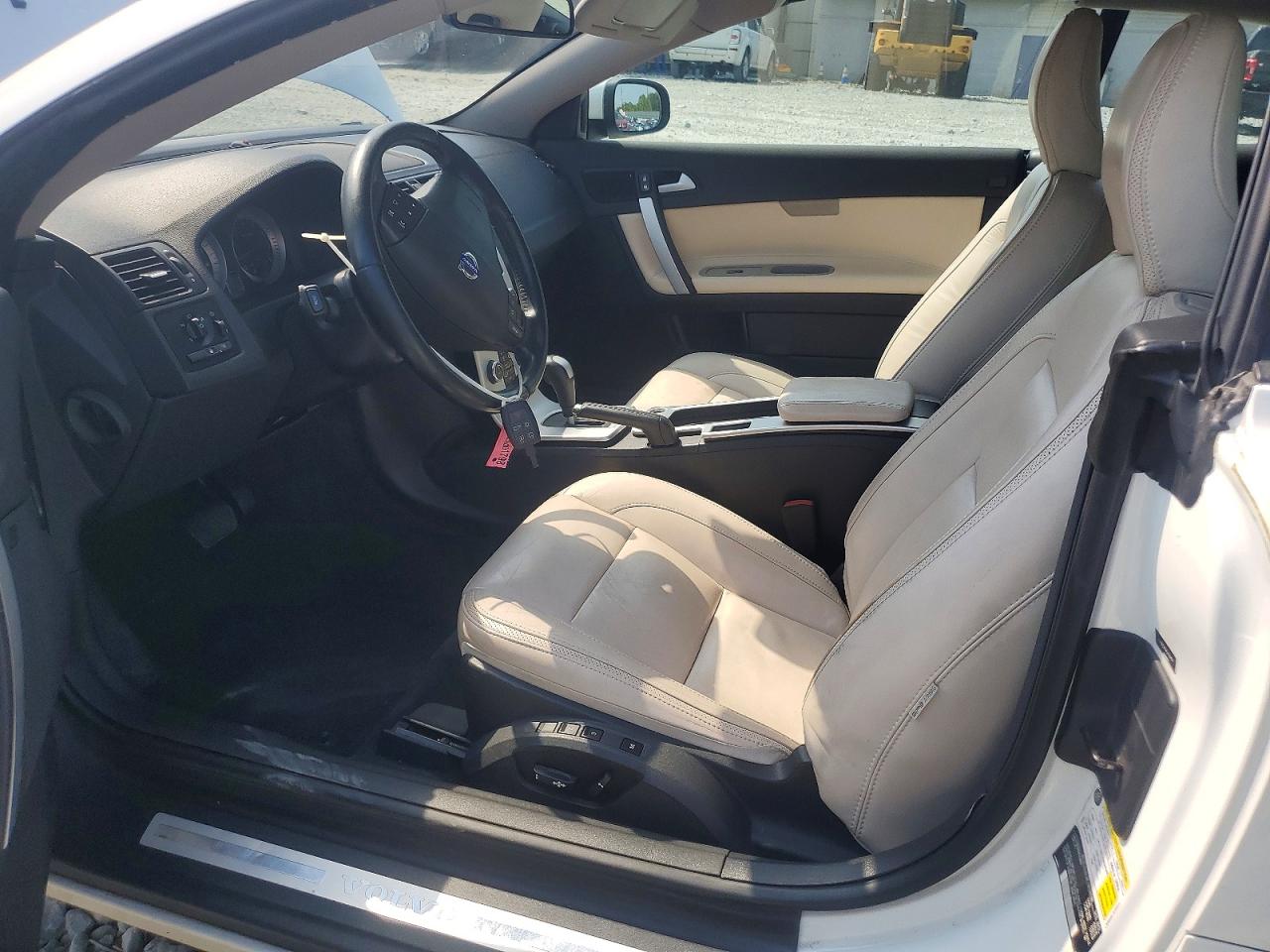 2013 Volvo C70 T5 White vin: YV1672MC4DJ138897