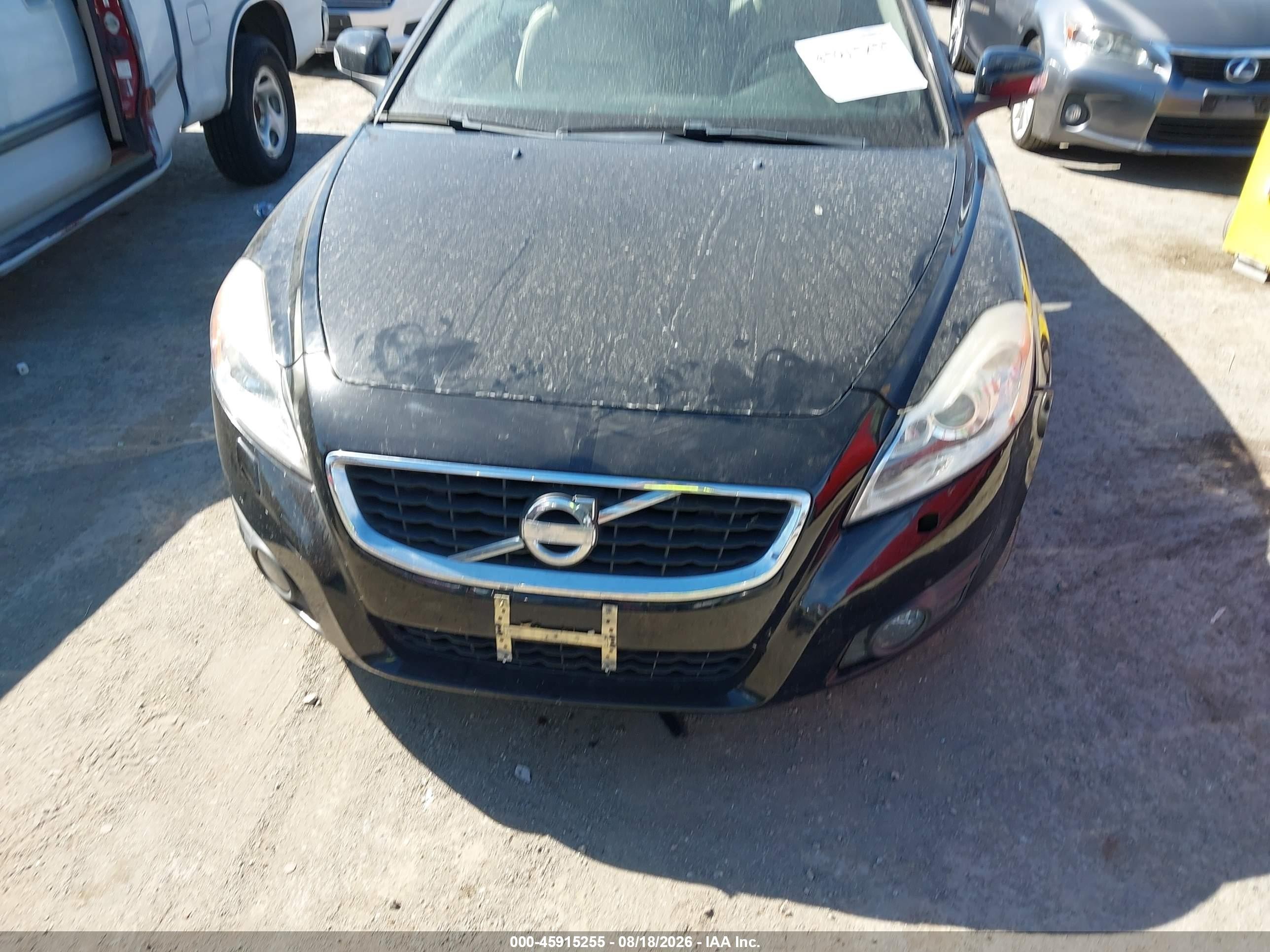 2013 Volvo C70 T5 Black vin: YV1672MC4DJ139550