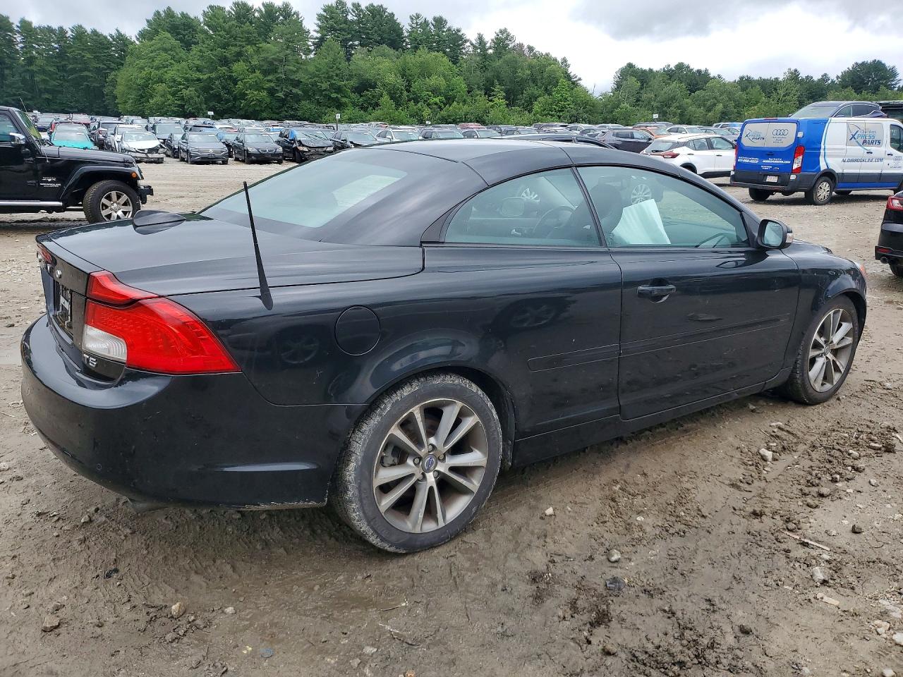 2013 Volvo C70 T5 Charcoal vin: YV1672MC4DJ140438