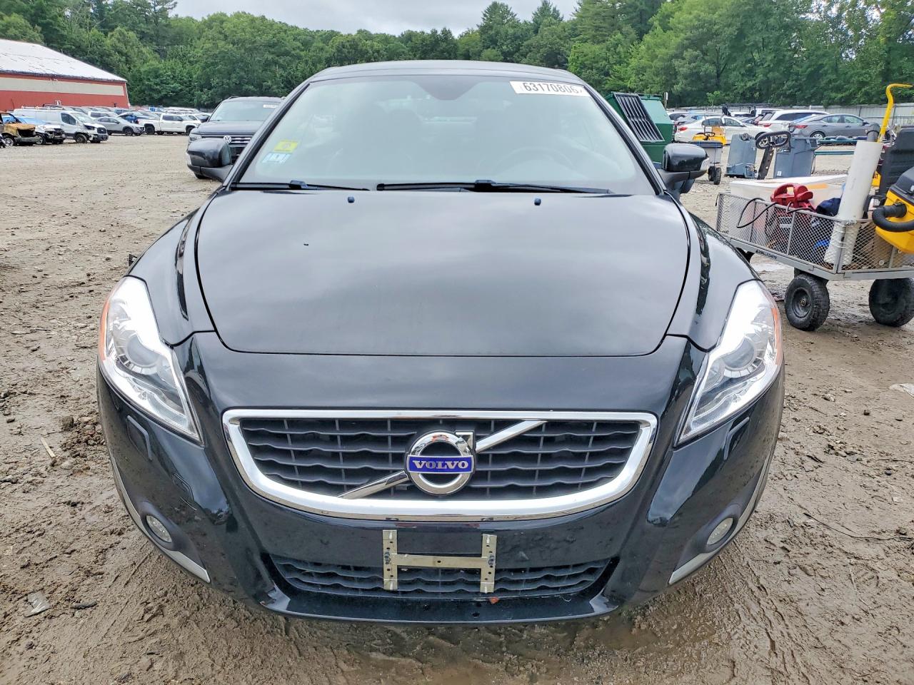 2013 Volvo C70 T5 Charcoal vin: YV1672MC4DJ140438